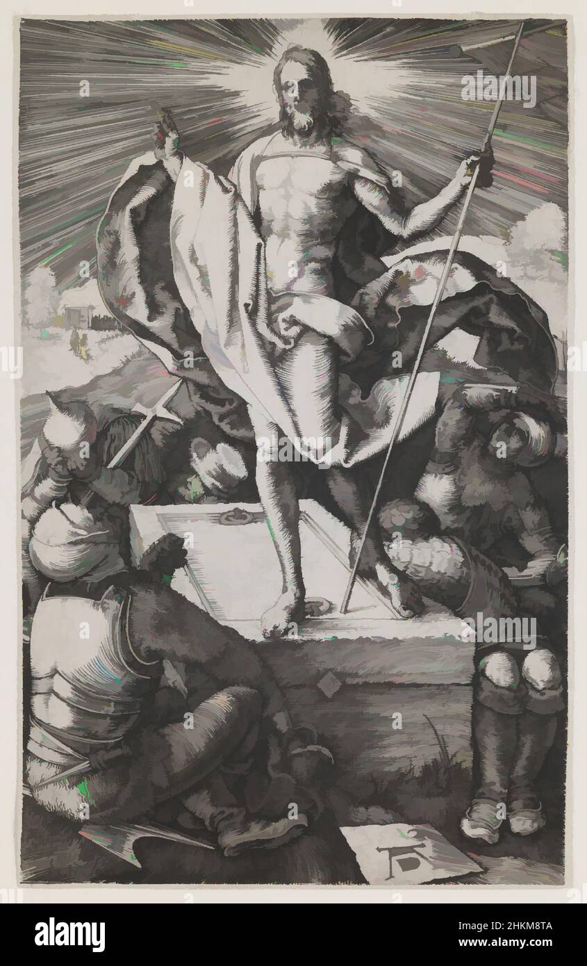 Art inspired by Resurrection, from the series 'The Engraved Passion