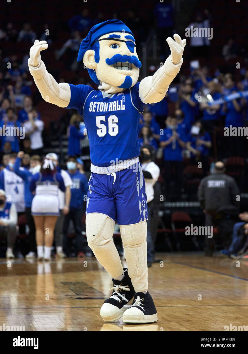February 5 2022 Newark New Jersey USA Seton Hall mascot