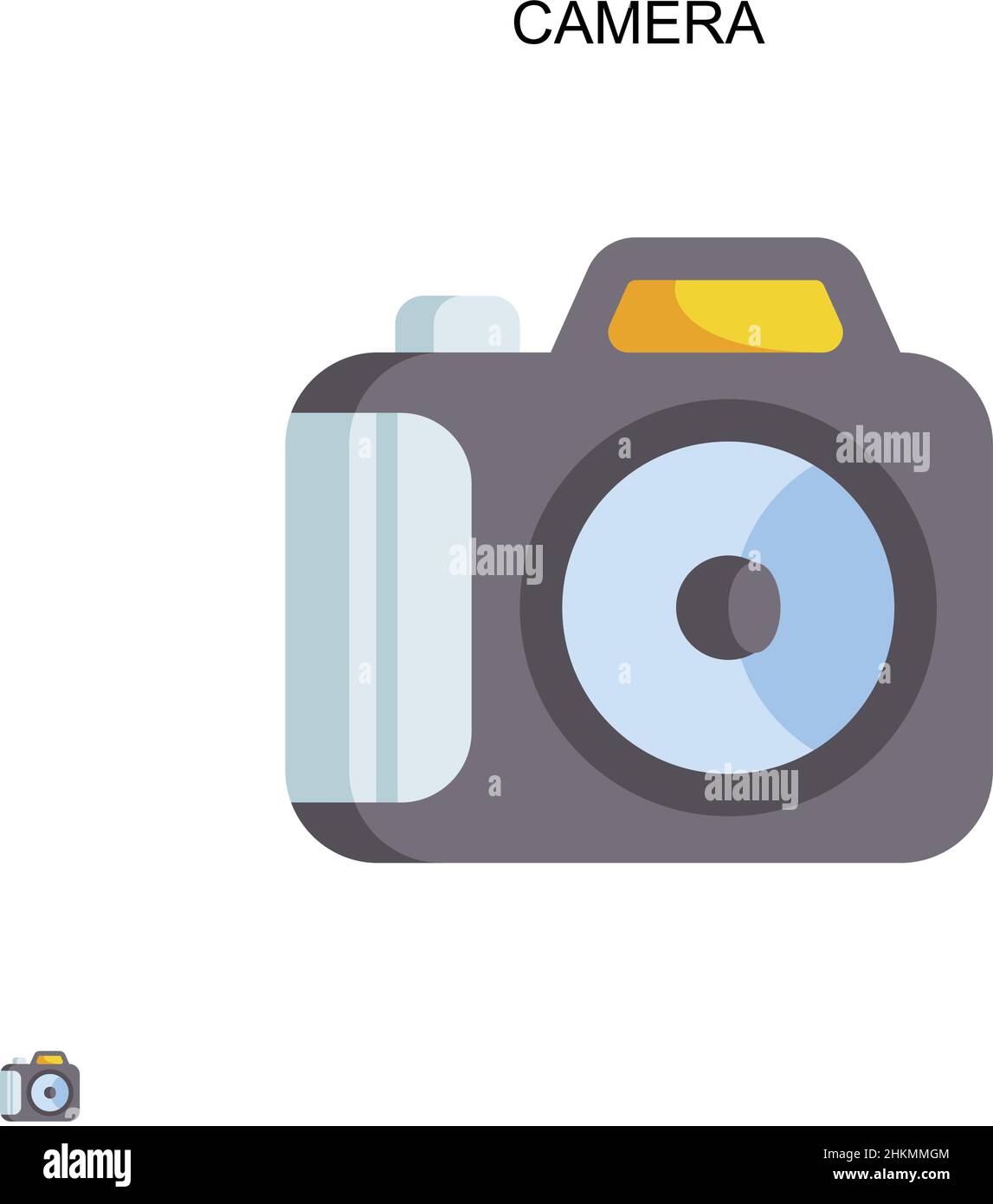 Camera Simple vector icon. Illustration symbol design template for web ...