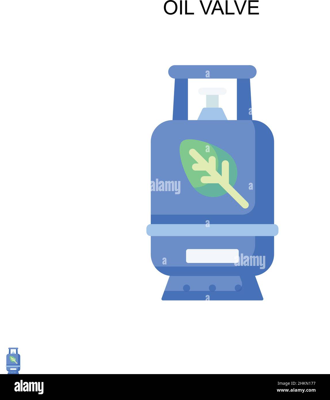 Oil valve Simple vector icon. Illustration symbol design template for web mobile UI element. Stock Vector