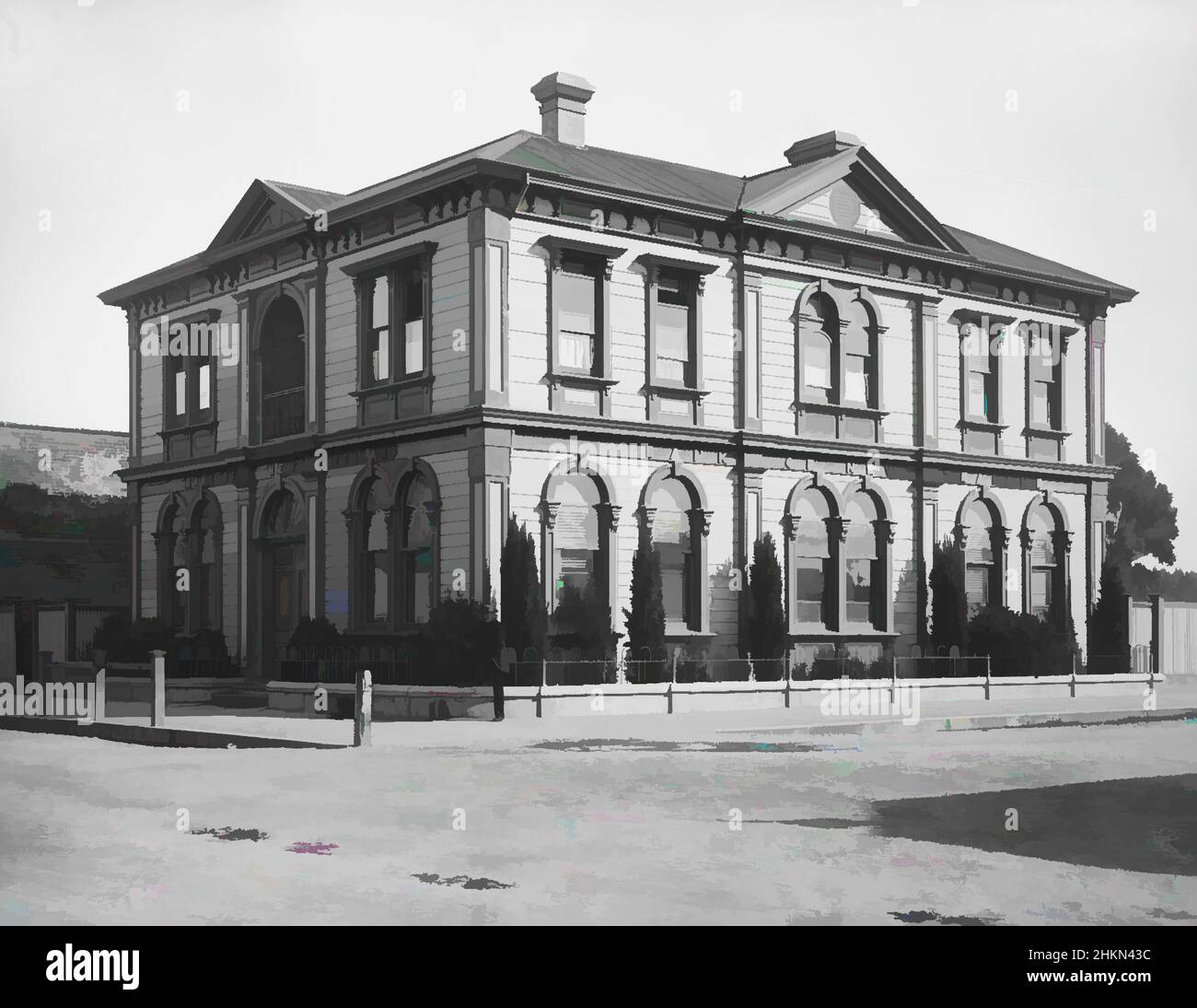 Art inspired by [Bank of New Zealand building, Palmerston North