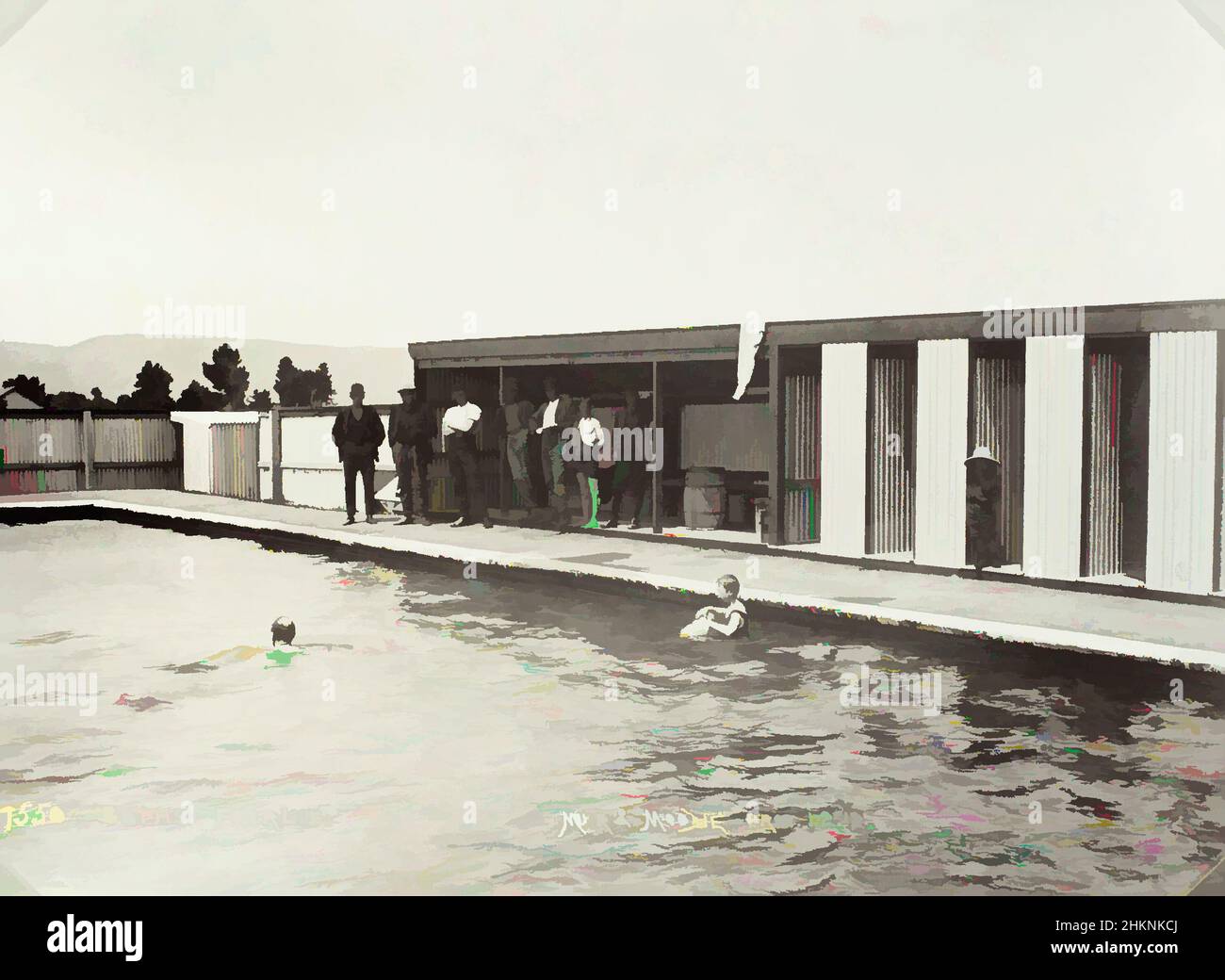 Art inspired by Baths, Fairlie, Muir & Moodie studio, 1912, Fairlie