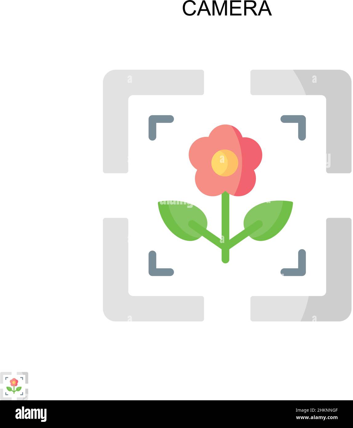 Camera Simple vector icon. Illustration symbol design template for web ...