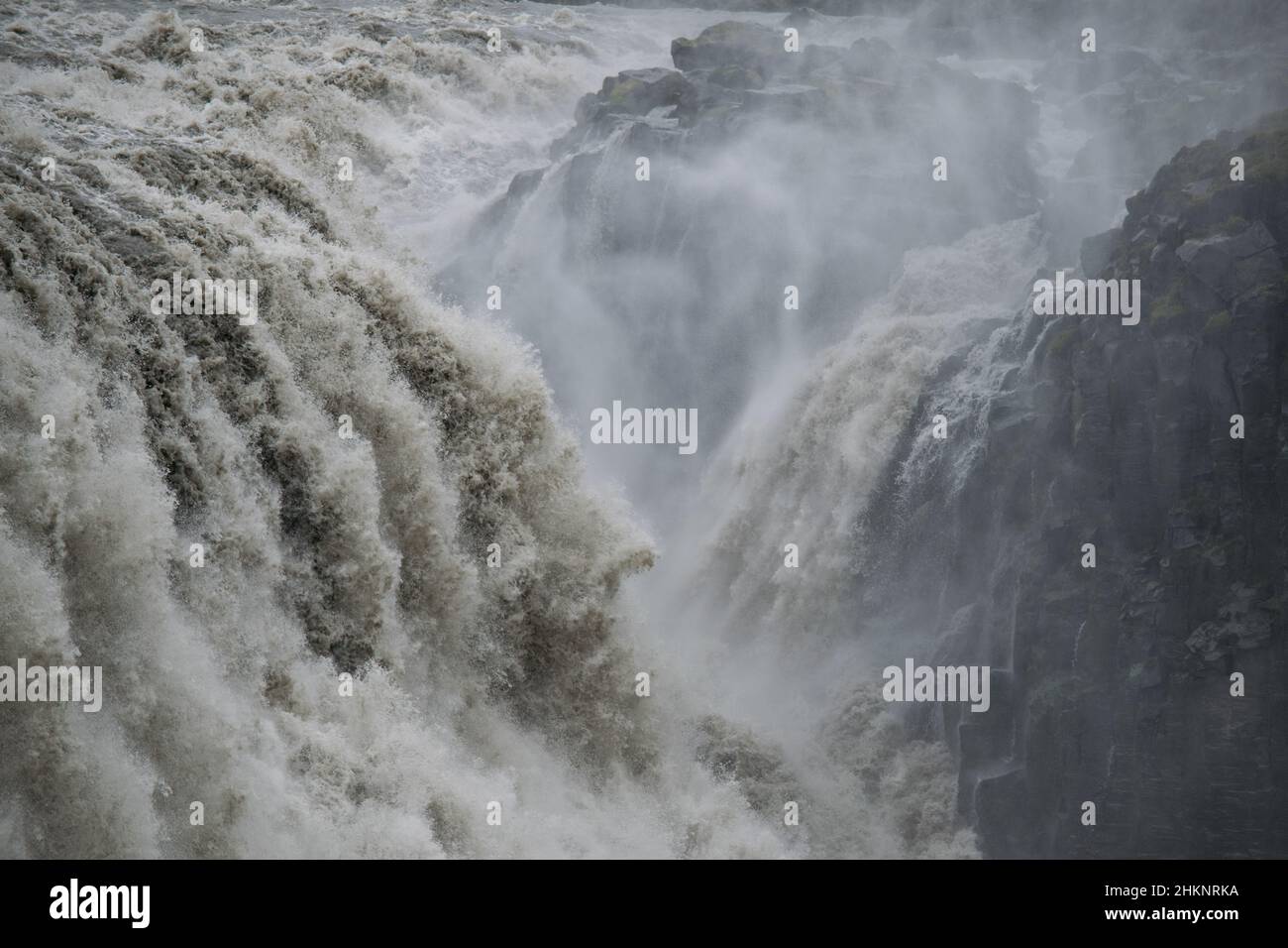 Dettifoss in Iceland Stock Photo