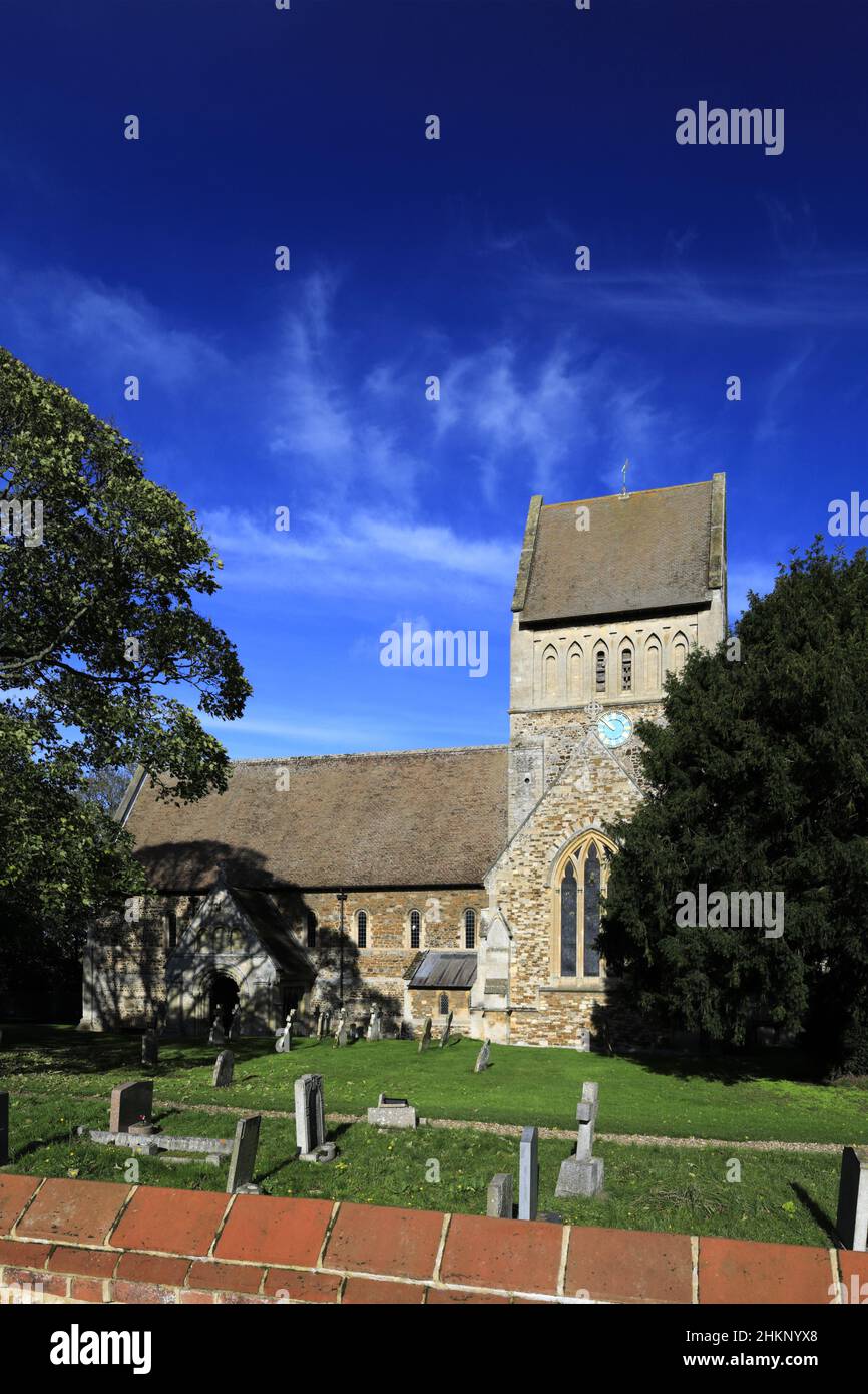 The Church of St Lawrence, Castle Rising village, North Norfolk ...