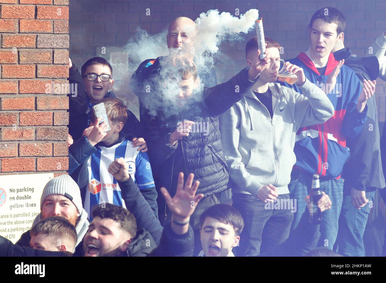Hartlepool fans hi-res stock photography and images - Alamy