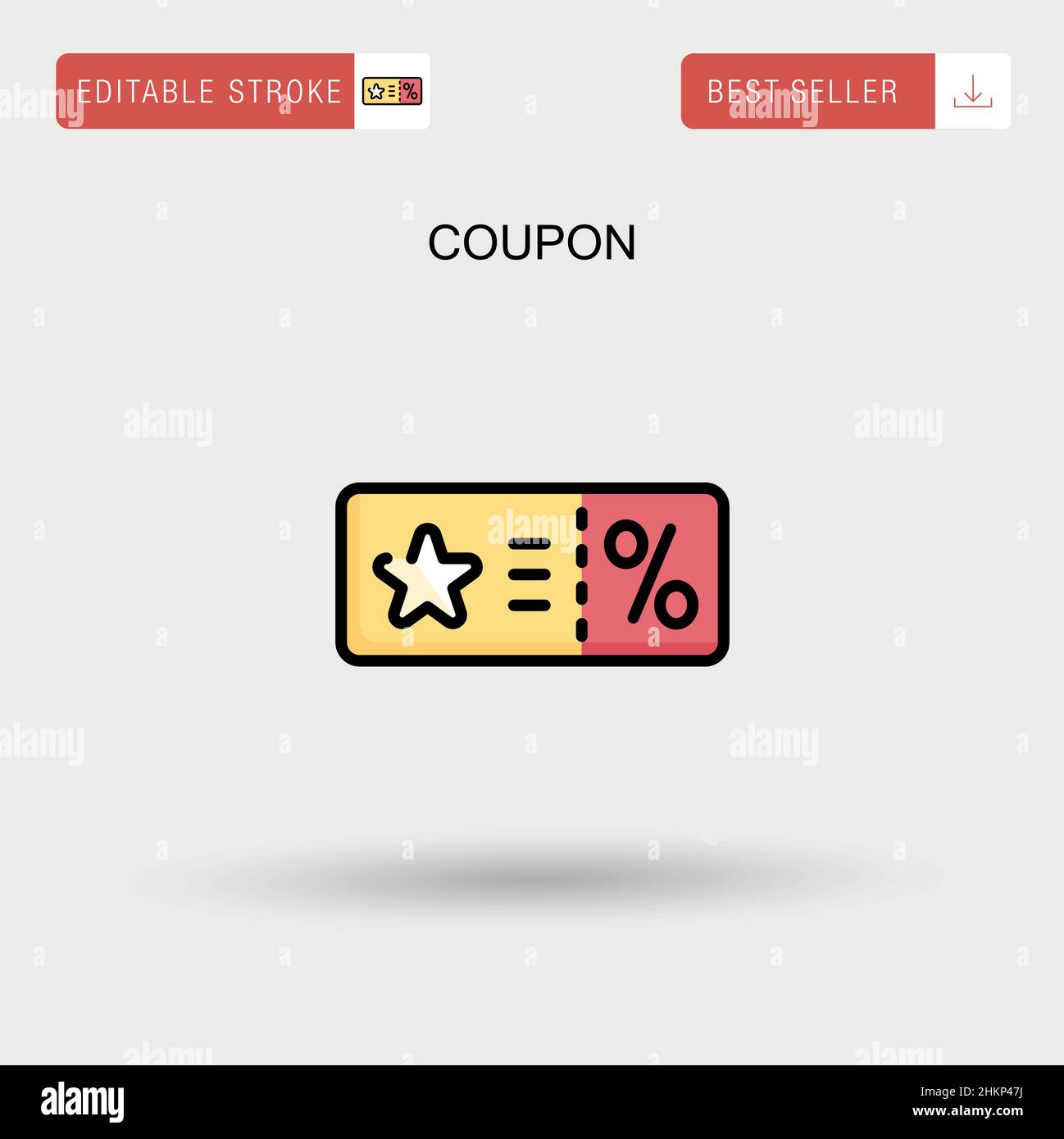 Market coupon Stock Vector Images - Alamy