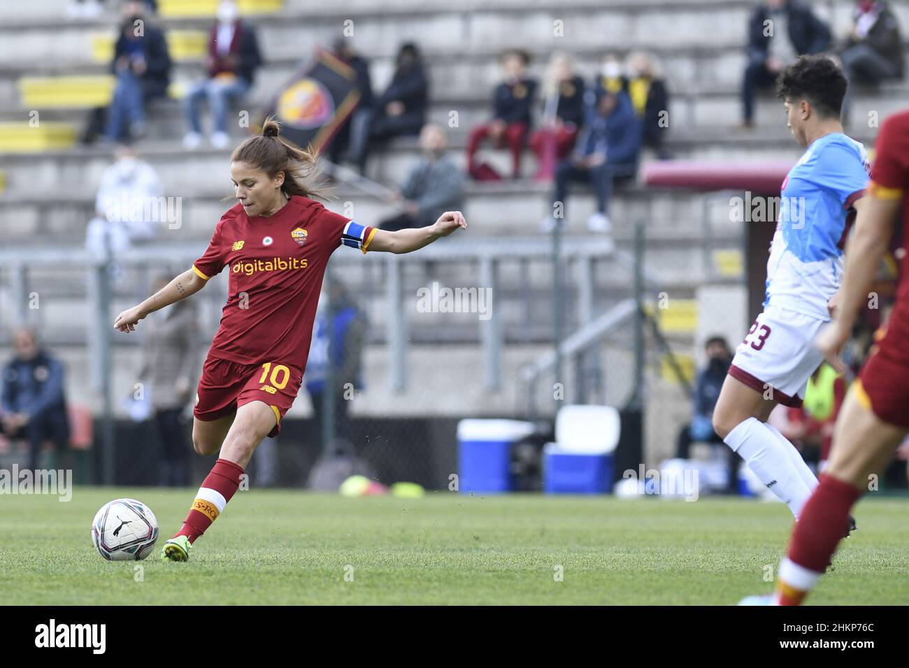 Rome, Italy. 05th Feb, 2022. Manuela Giugliano of AS Roma during the Serie A  match between Roma Calcio and at Stadio Tre Fontane on February 5, 2022 in  Rome, Italy. Credit: Live