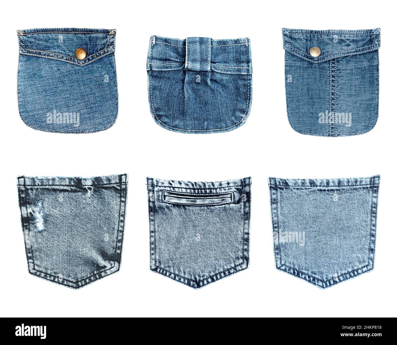 Types of jean pockets top
