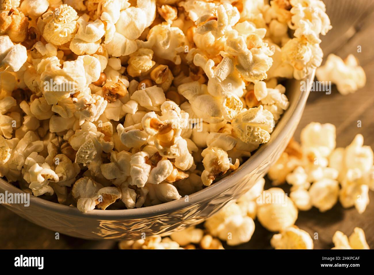 Homemade Kettle Corn Popcorn in a bowl Stock Photo Alamy
