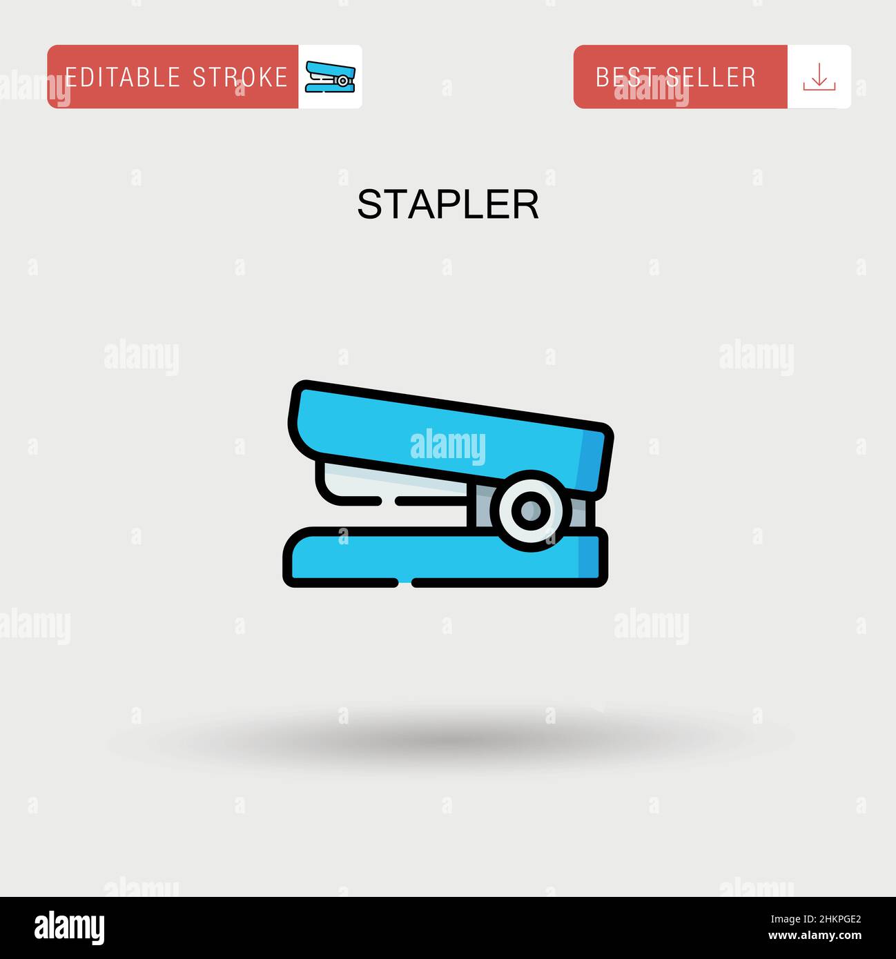 Stapler Simple vector icon Stock Vector Image & Art - Alamy