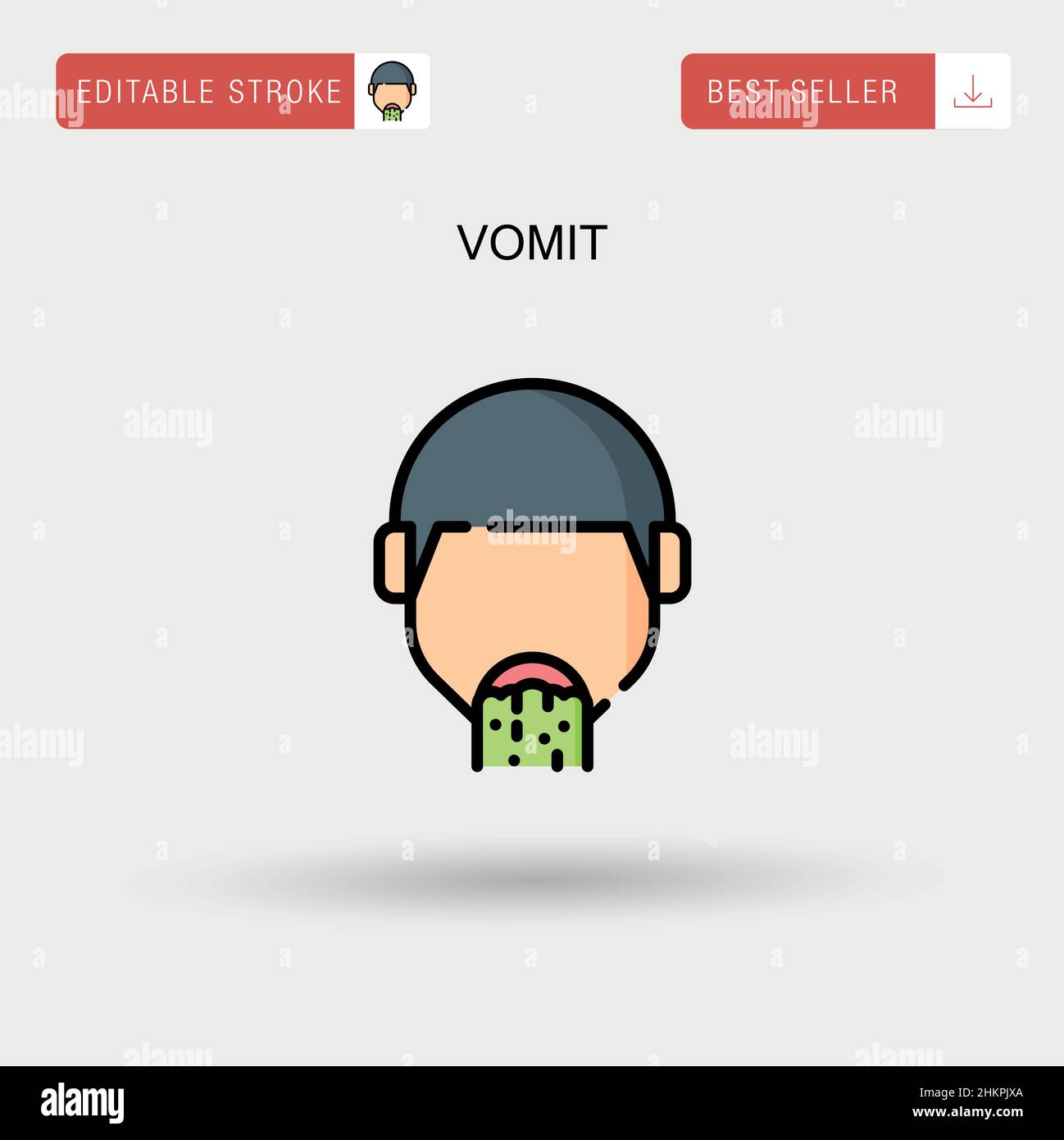 Vomit Stock Vector Images - Alamy