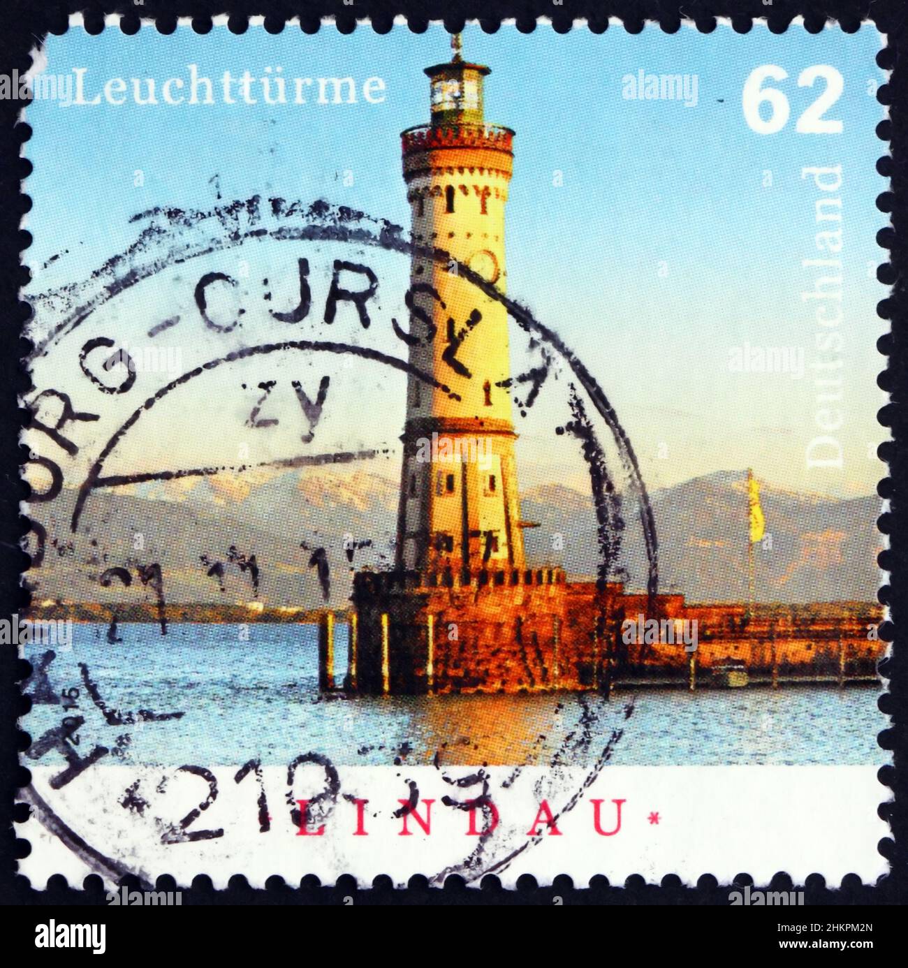 GERMANY CIRCA 2015 a stamp printed in Germany shows Lindau