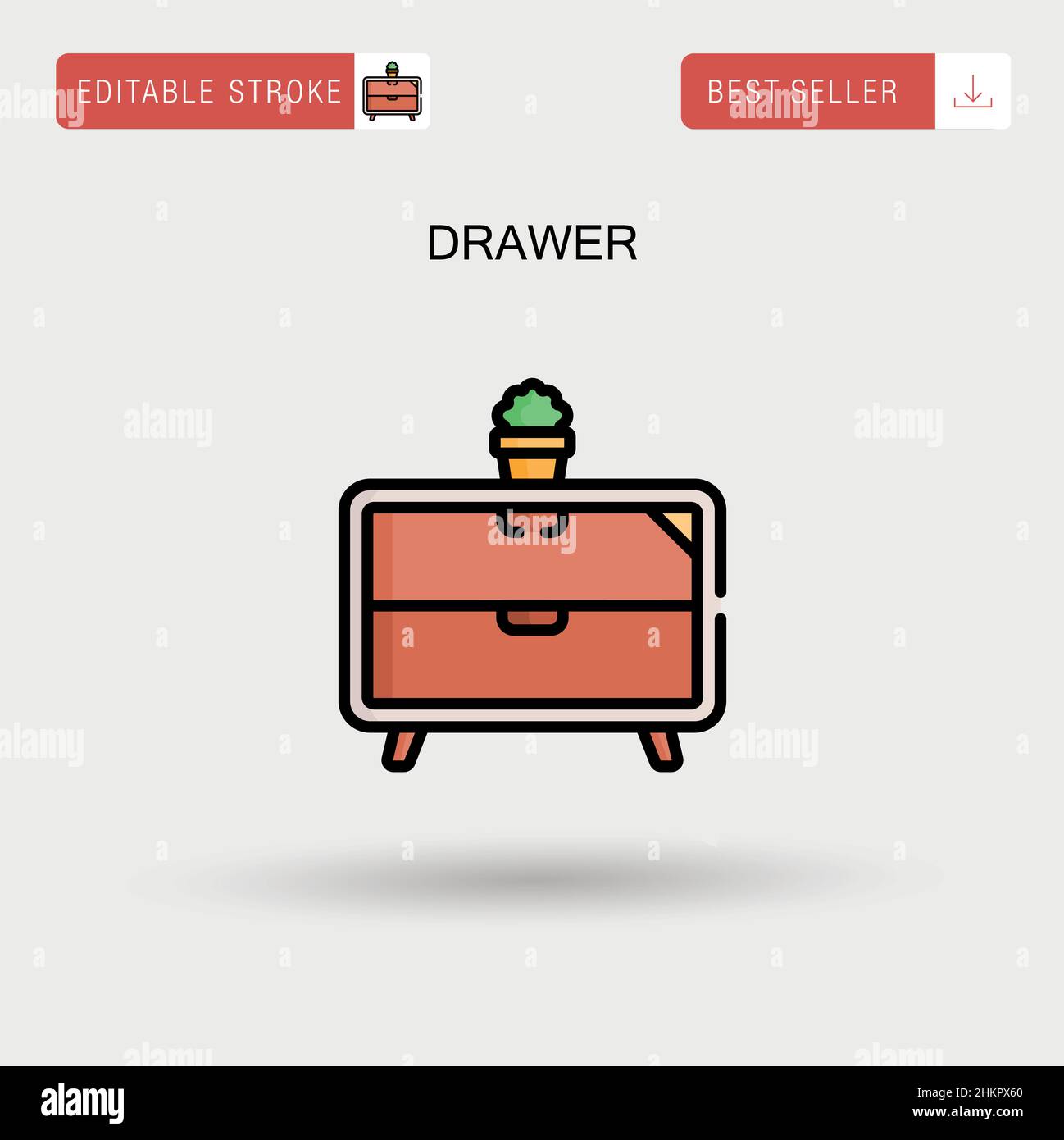 Brown drawer design hi-res stock photography and images - Alamy