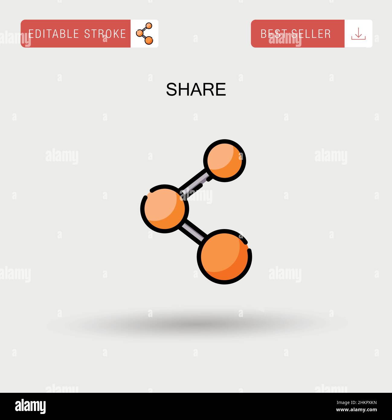 Share document flat white hi res stock photography and images Alamy