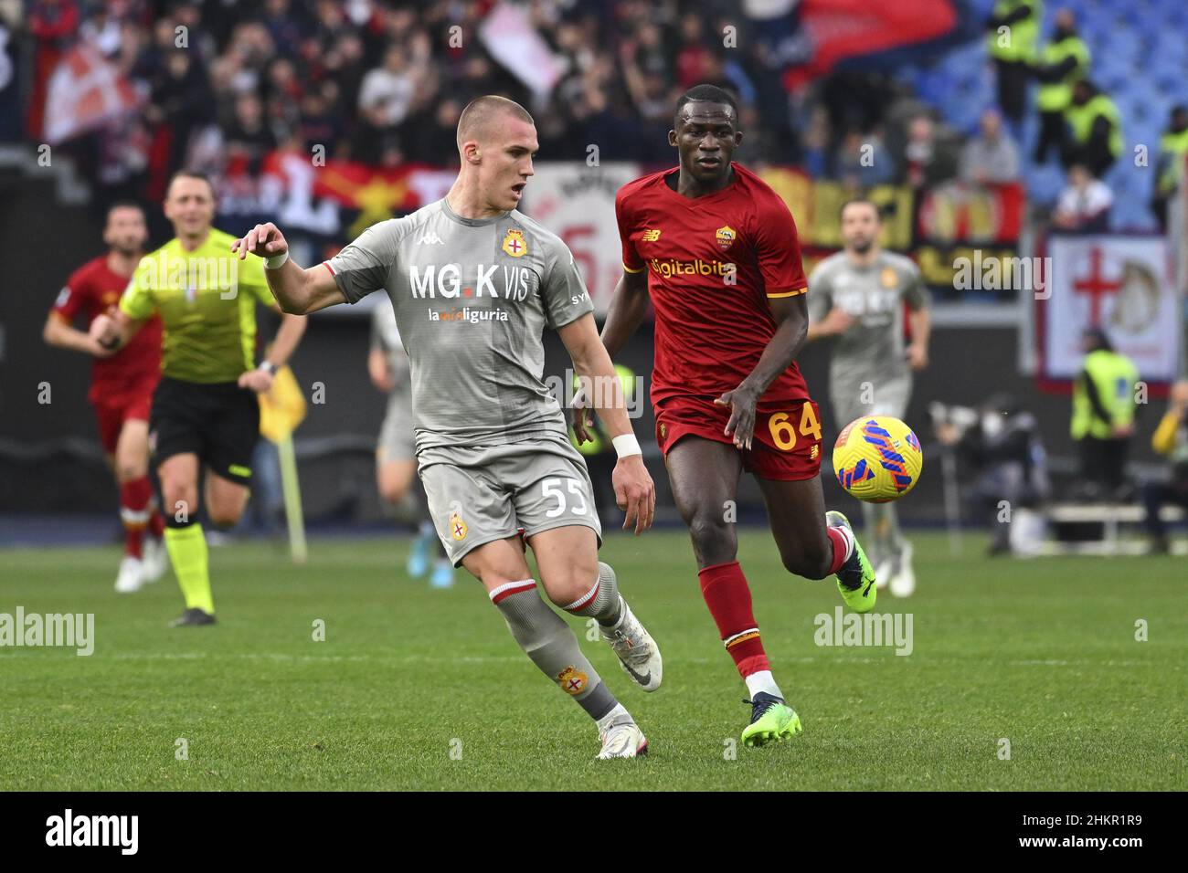 Leo Ostigard Genoa Cfc Commits Red Editorial Stock Photo - Stock Image