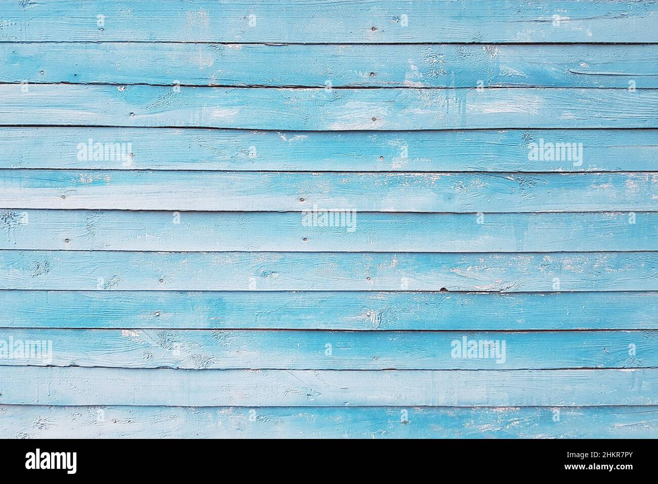 Old wall, painted wood blue blackboard, background, texture Stock Photo