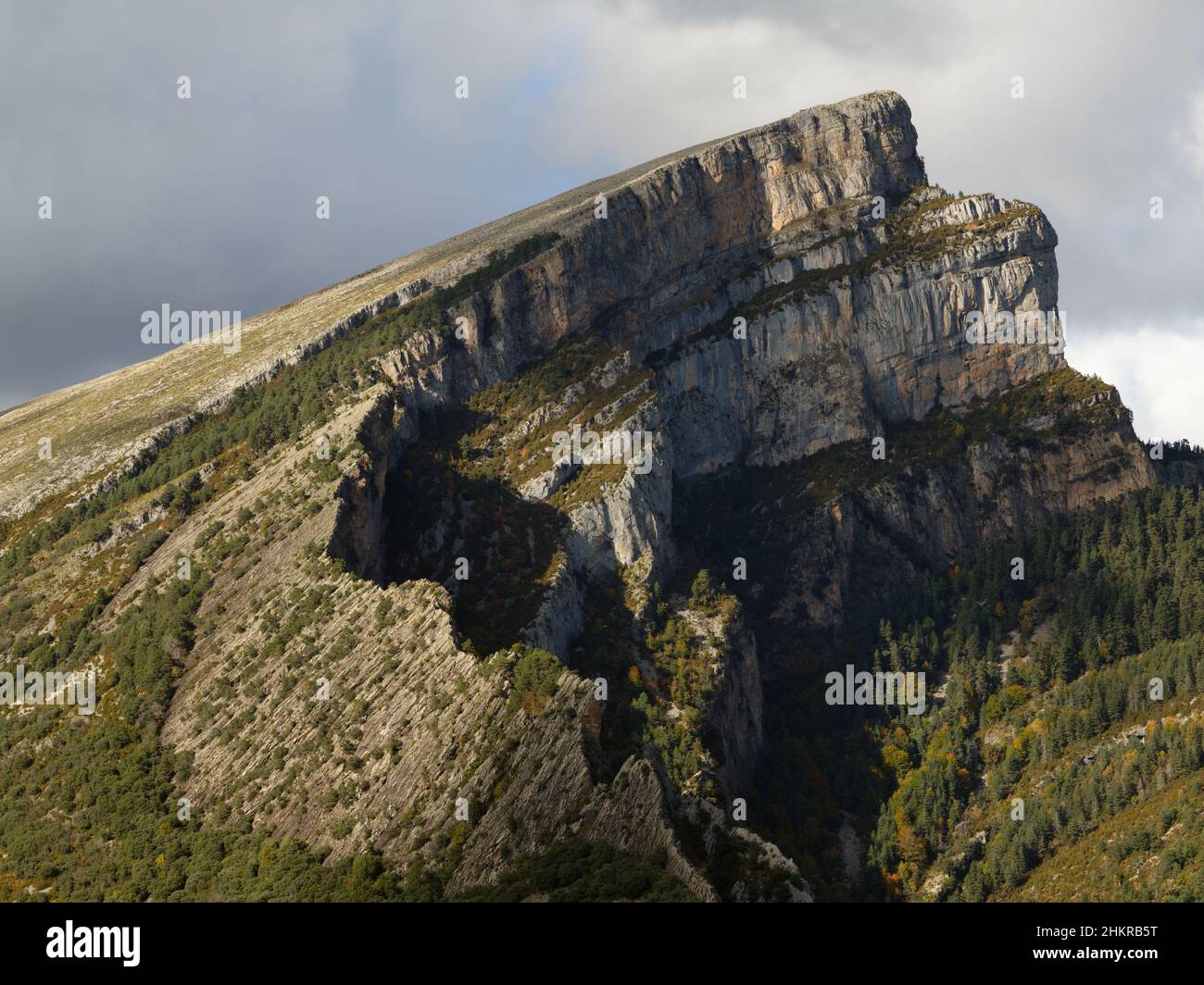 The view from the Anisclo Canyon Viewpoint Stock Photo