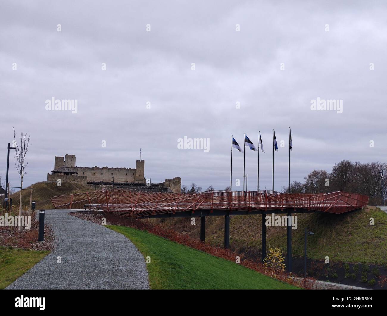 Rakvere, Estonia - 13 November 2021: Vallimae Laululava Stock Photo