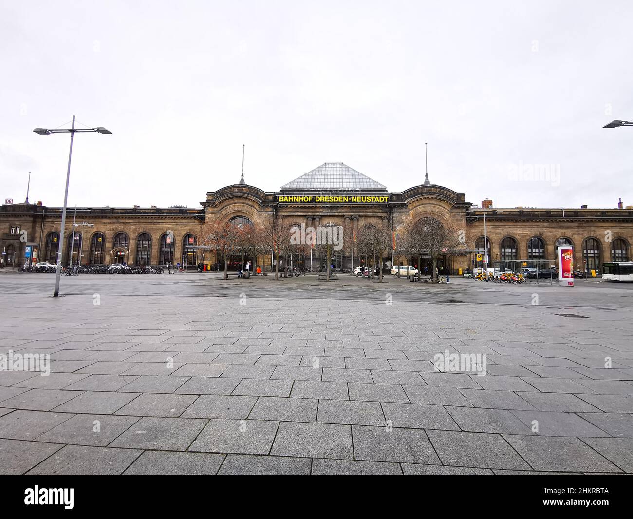 Der Bahnhof DresdenNeustadt ,in Dresden umgangssprachlich Neustädter