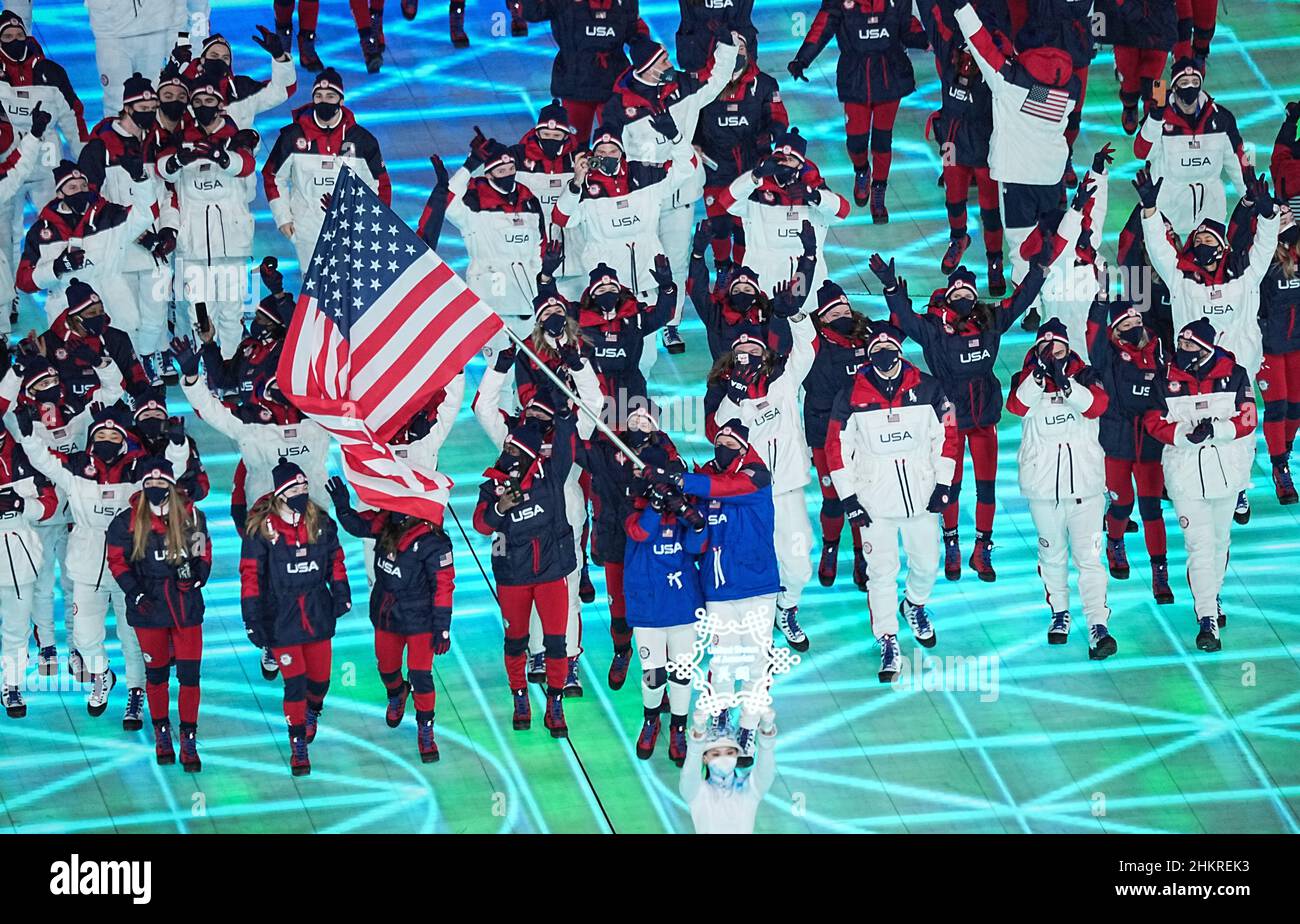 Peking, China. 04th Feb, 2022. Olympics Opening ceremony in the(02)