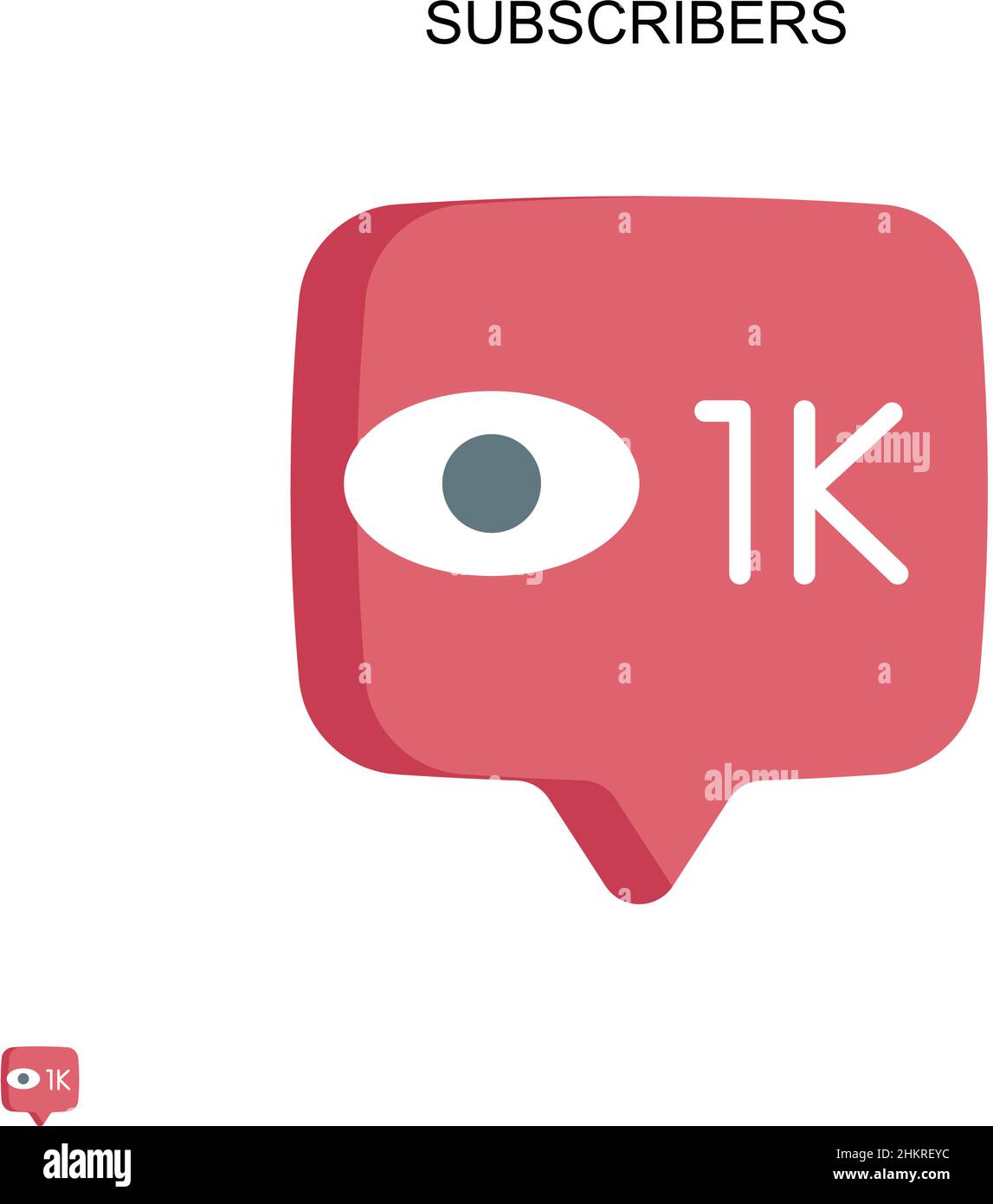 Click subscribe icon Stock Vector Images - Alamy