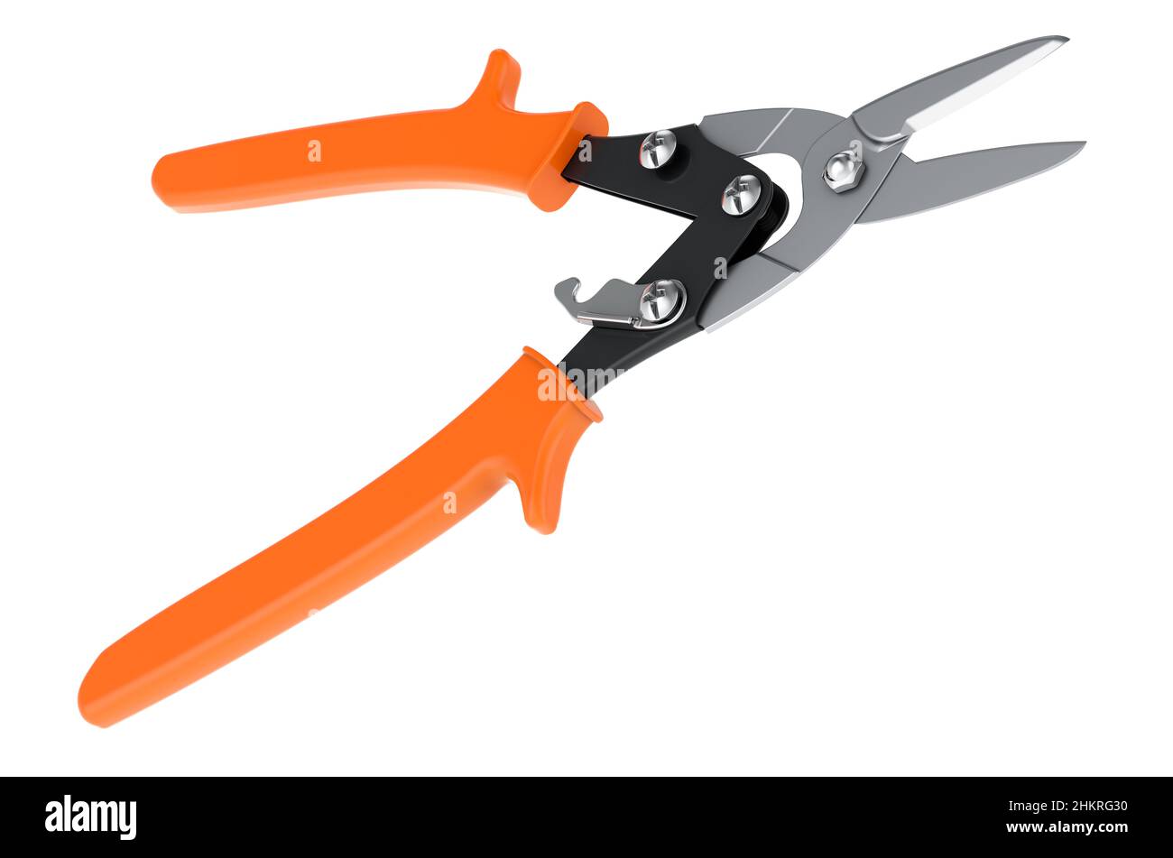 Aviation Tin Snips, Straight Cut, Heavy Duty Metal Cutter for Cutting