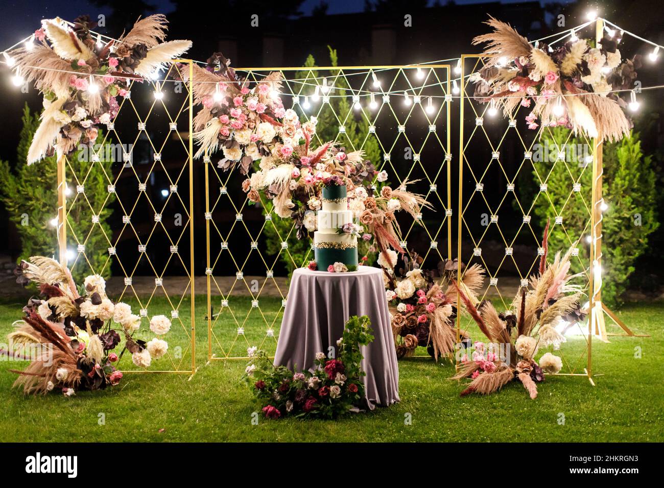 Unique night outdoor wedding decorations 60 photos Astyledwedding com