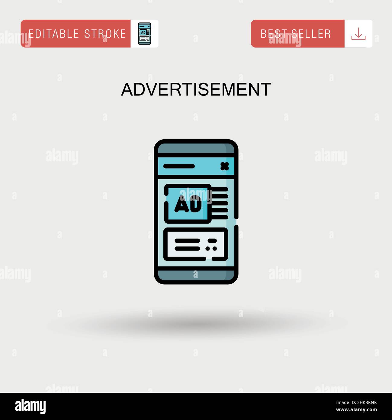 Outdoor ad advertisement Stock Vector Images - Alamy