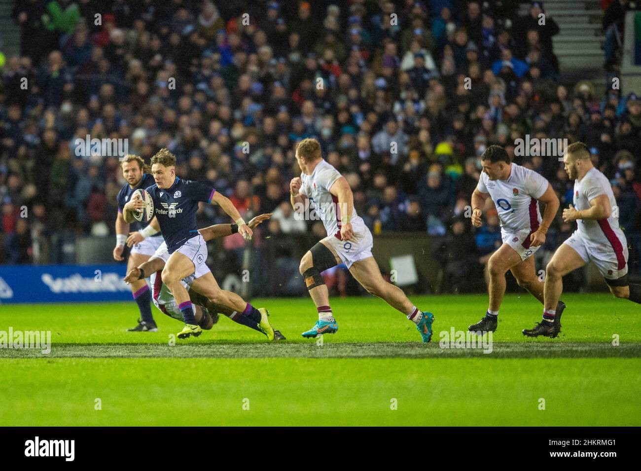 5th February 2022: Guinness Six Nations 2022, ScotlandÕs Darcy Graham ...
