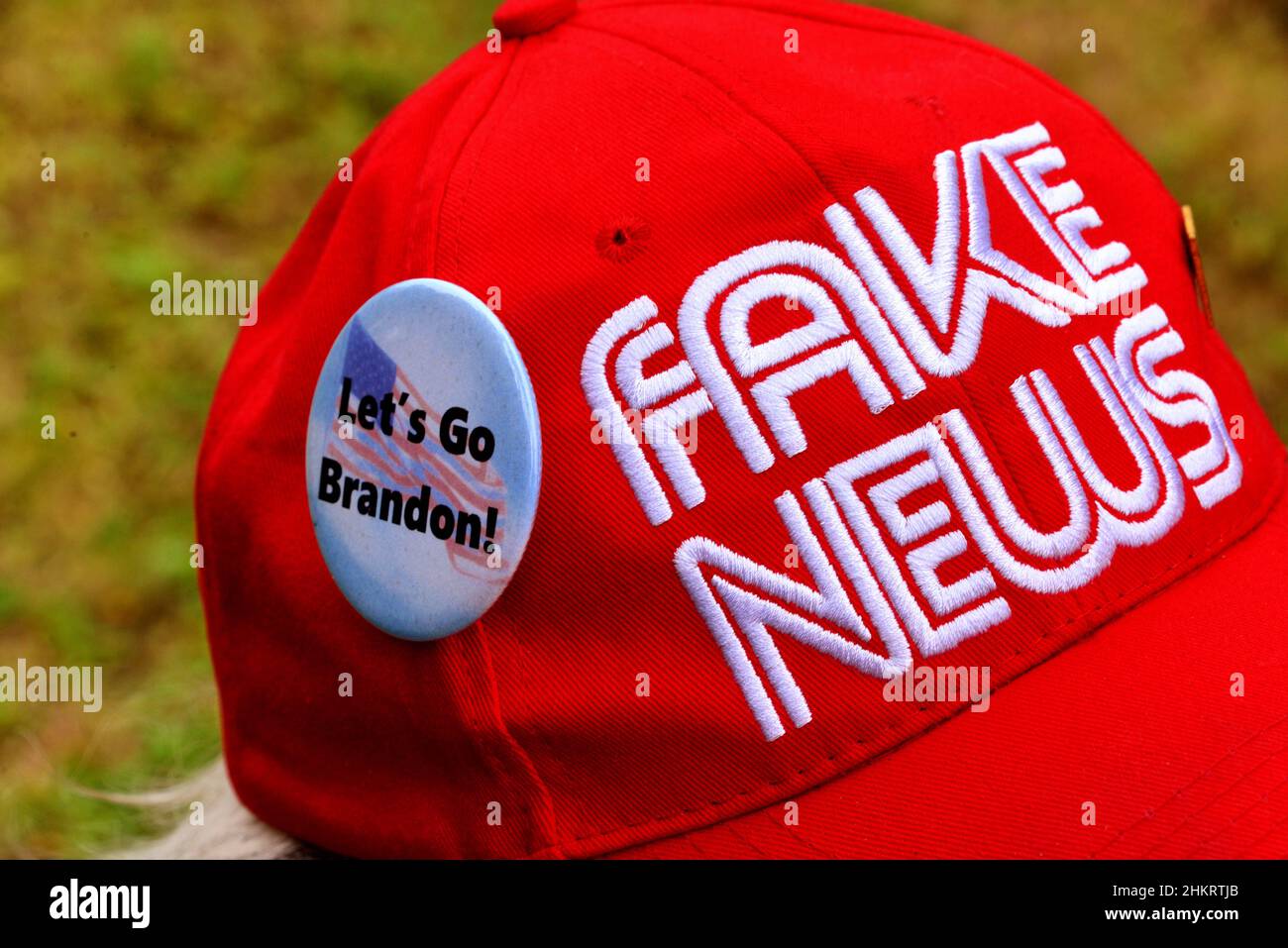 Melbourne, Brevard County, Florida, USA. February 5, 2022. Group of political