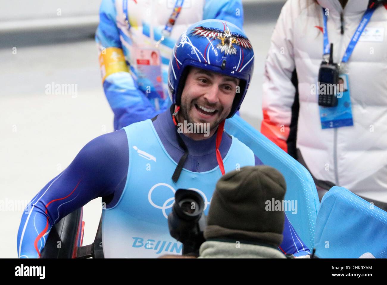 Beijing, China. 5th Feb, 2022. Chris Mazdzer (USA) Luge Men's Singles