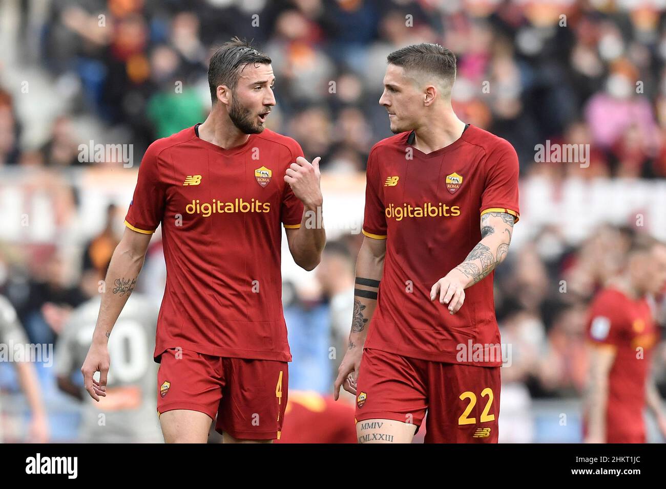 Rome Italy 2022 Nicolo Zaniolo Roma Vanheusden Gen Action Italian – Stock  Editorial Photo © m.iacobucci.tiscali.it #546111772