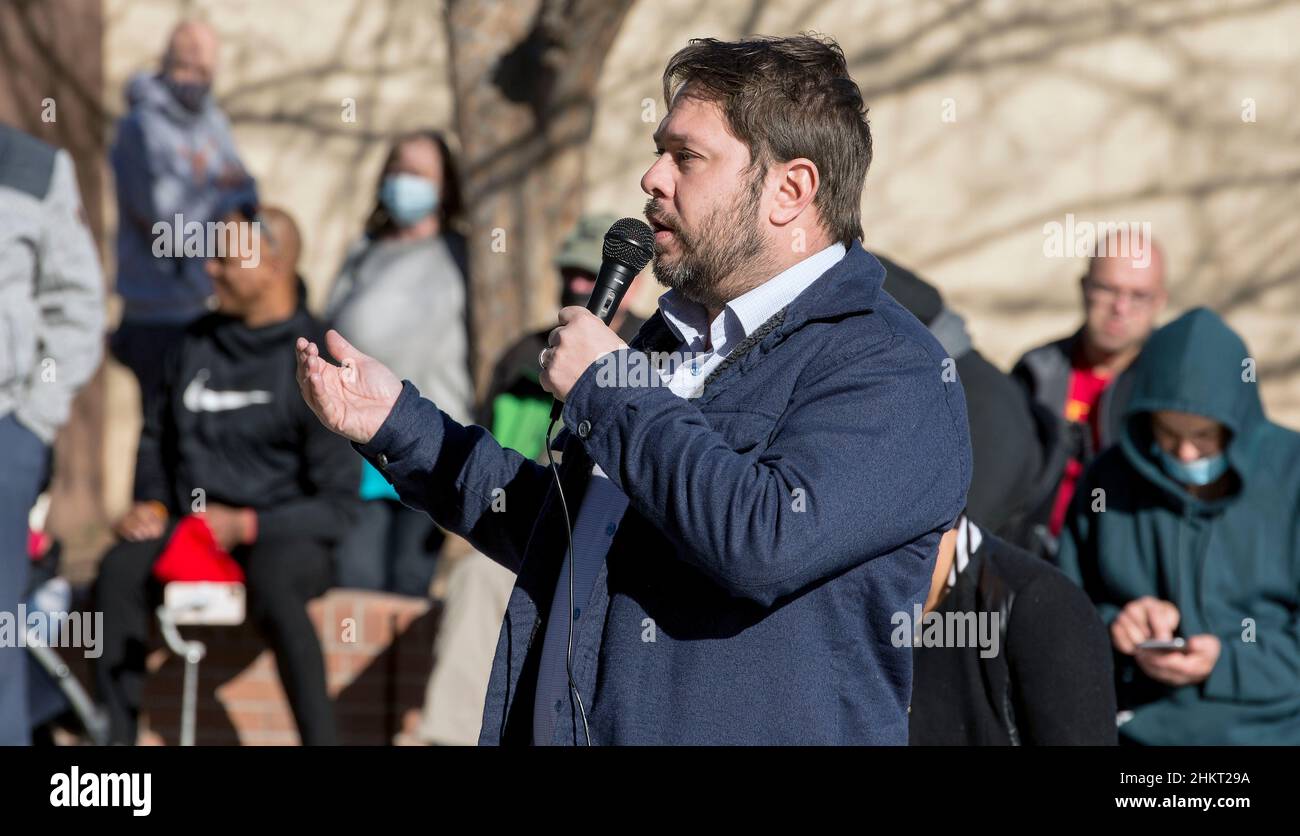 Phoenix, Arizona, USA. 05th Feb, 2022. Arizona Congressman RUBEN