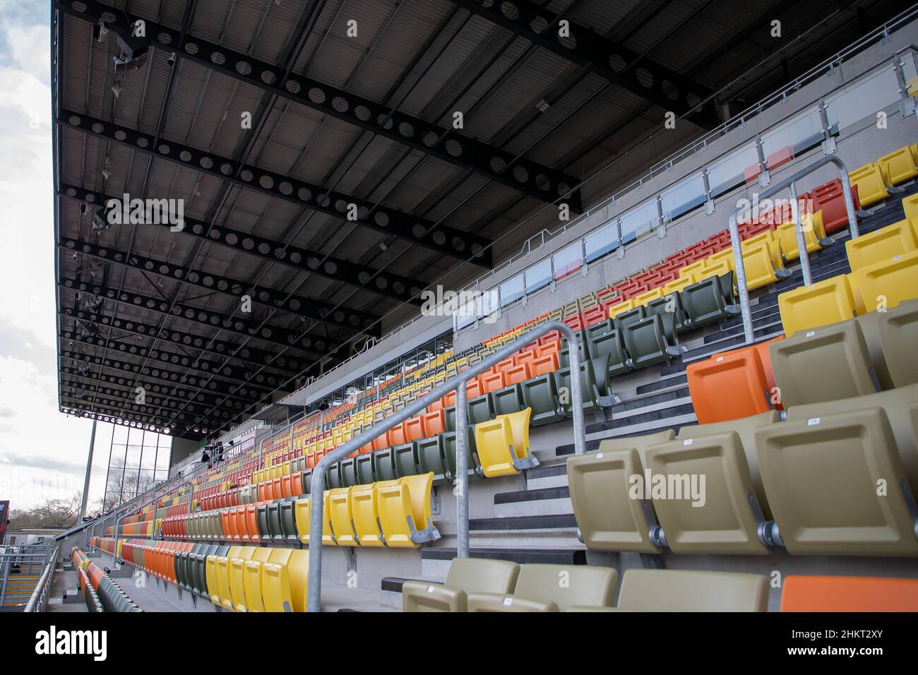 Barnet, United Kingdom. 05th Feb, 2022. Gallagher Premiership Rugby. Saracens V Bath Rugby. StoneX Stadium. Barnet. The New West Stand is open for fans for the first time during the Gallagher Premiership rugby match between Saracens and Bath Rugby. Credit: Sport In Pictures/Alamy Live News Stock Photo