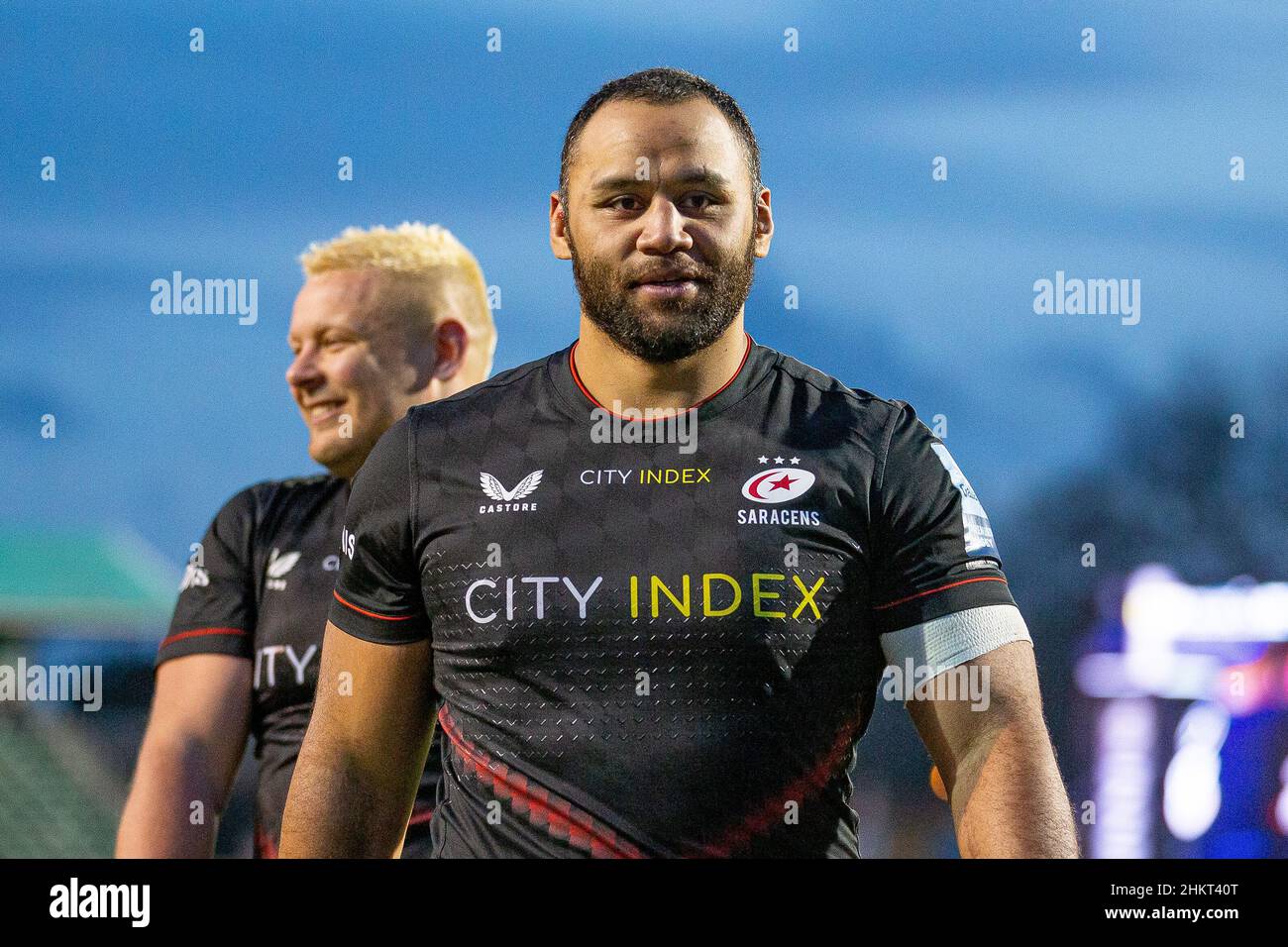 Barnet, United Kingdom. 05th Feb, 2022. Gallagher Premiership Rugby. Saracens V Bath Rugby. StoneX Stadium. Barnet. Billy Vunipola of Saracens during the Gallagher Premiership rugby match between Saracens and Bath Rugby. Credit: Sport In Pictures/Alamy Live News Stock Photo