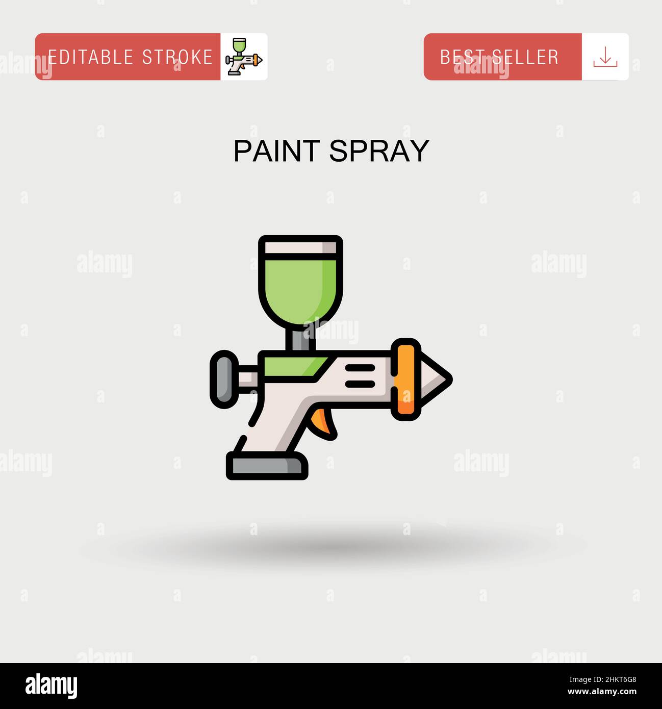 Black spray paint Stock Vector Images - Alamy