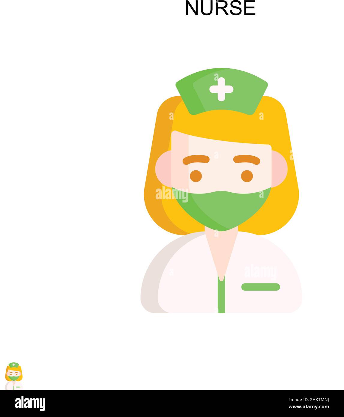 Working nurse hospital Stock Vector Images - Alamy