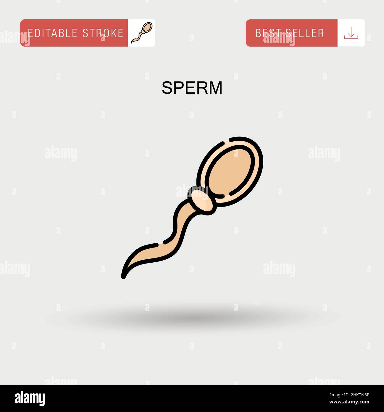 Human sperm with dna Stock Vector Images - Alamy