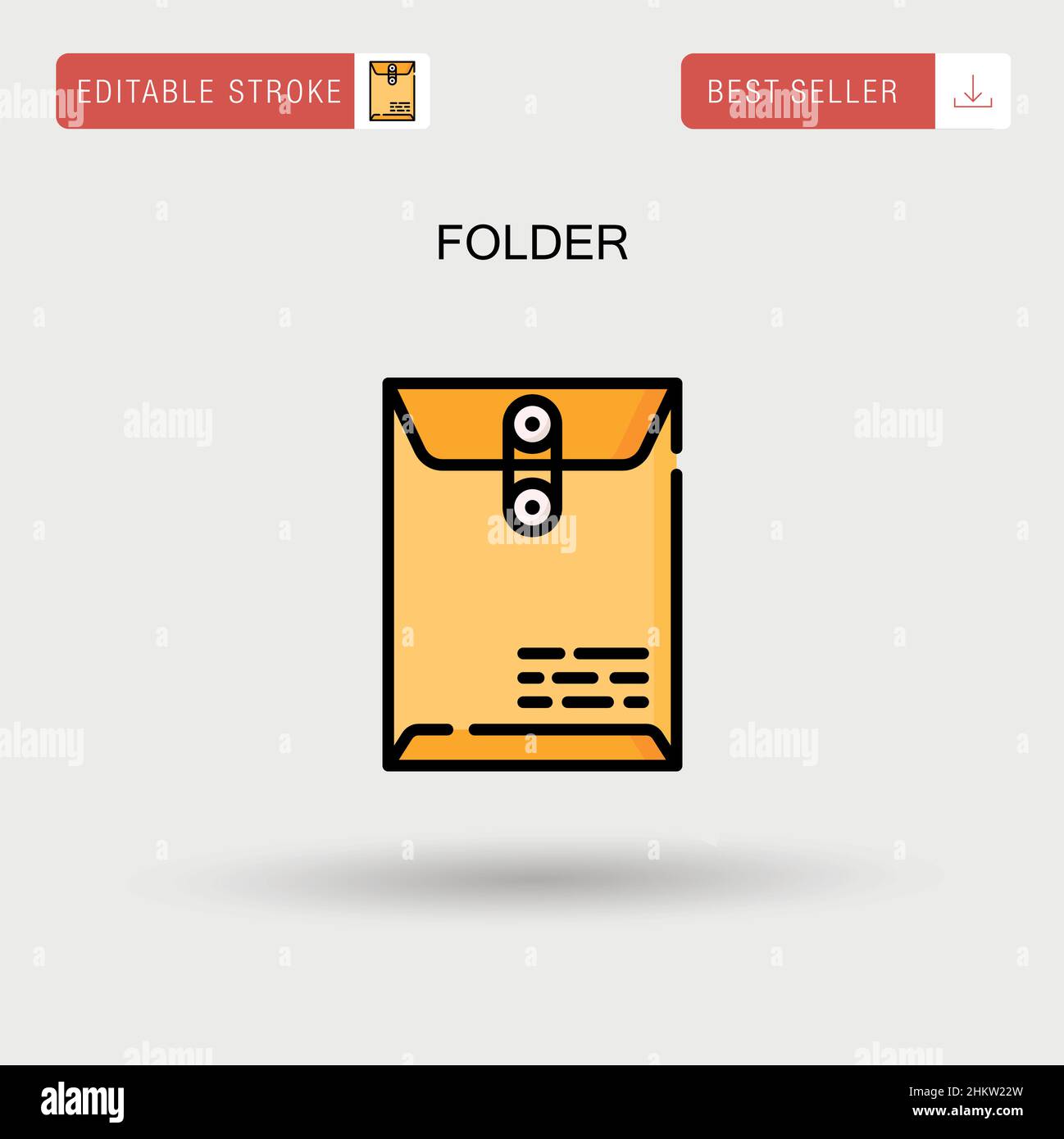 Folder Simple vector icon Stock Vector Image & Art - Alamy