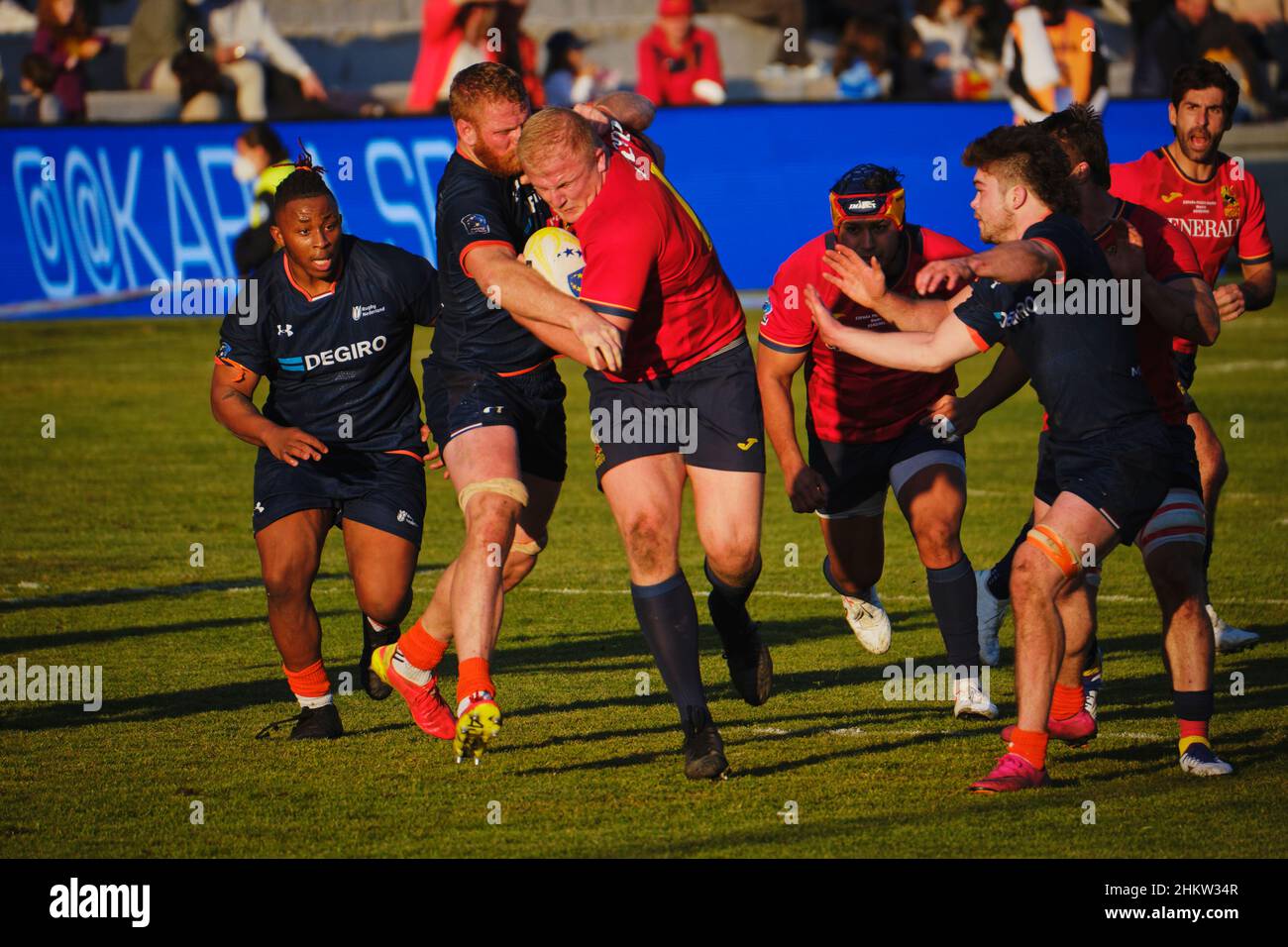 Rugby europe championship 2022 spain v netherlands hires stock