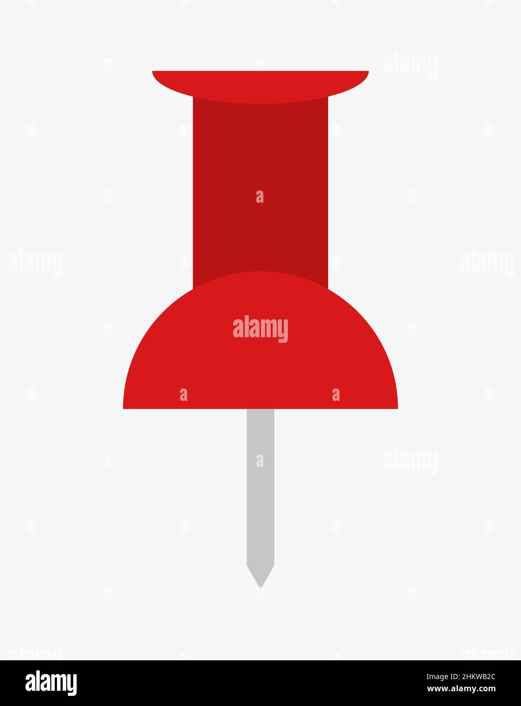 Push pin vector illustration on white background Stock Vector Image ...