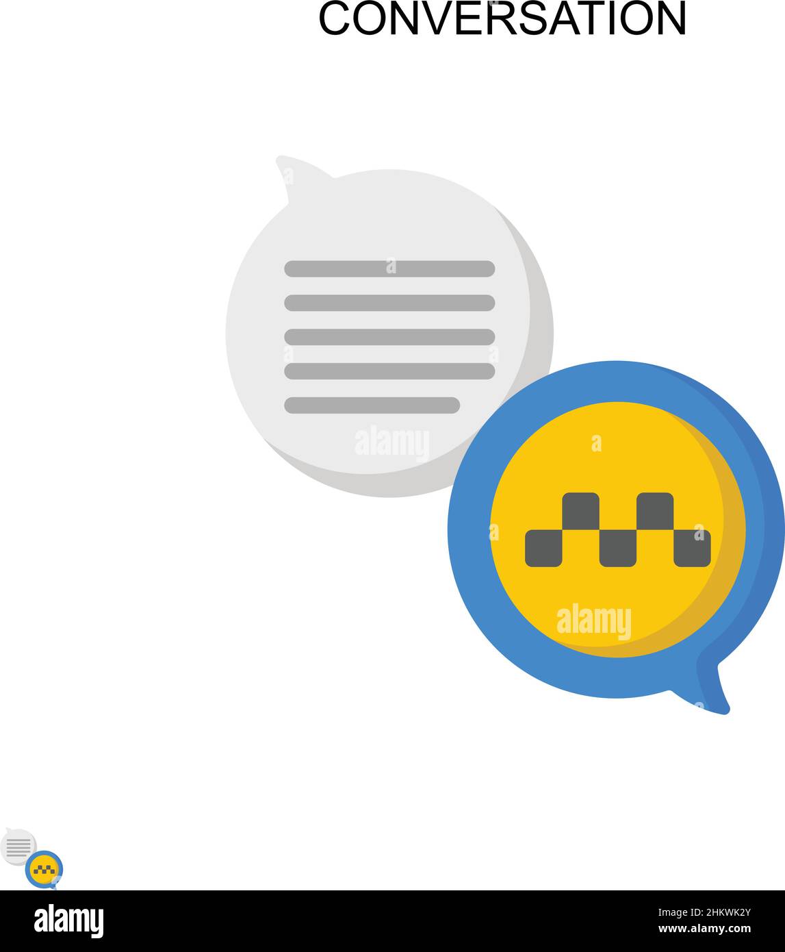 Person conversation Stock Vector Images - Alamy