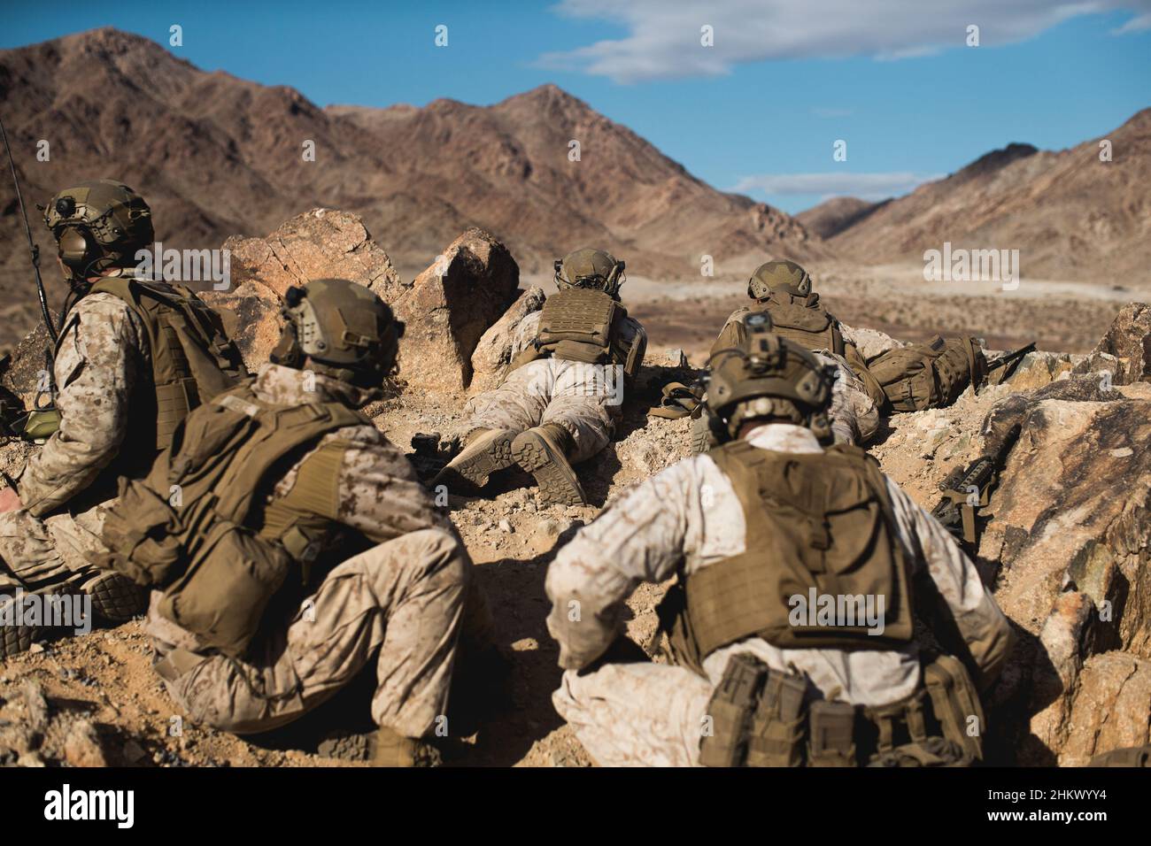 U.S. Marines with Lima company, 3d Battalion, 7th Marine Regiment, 1st ...