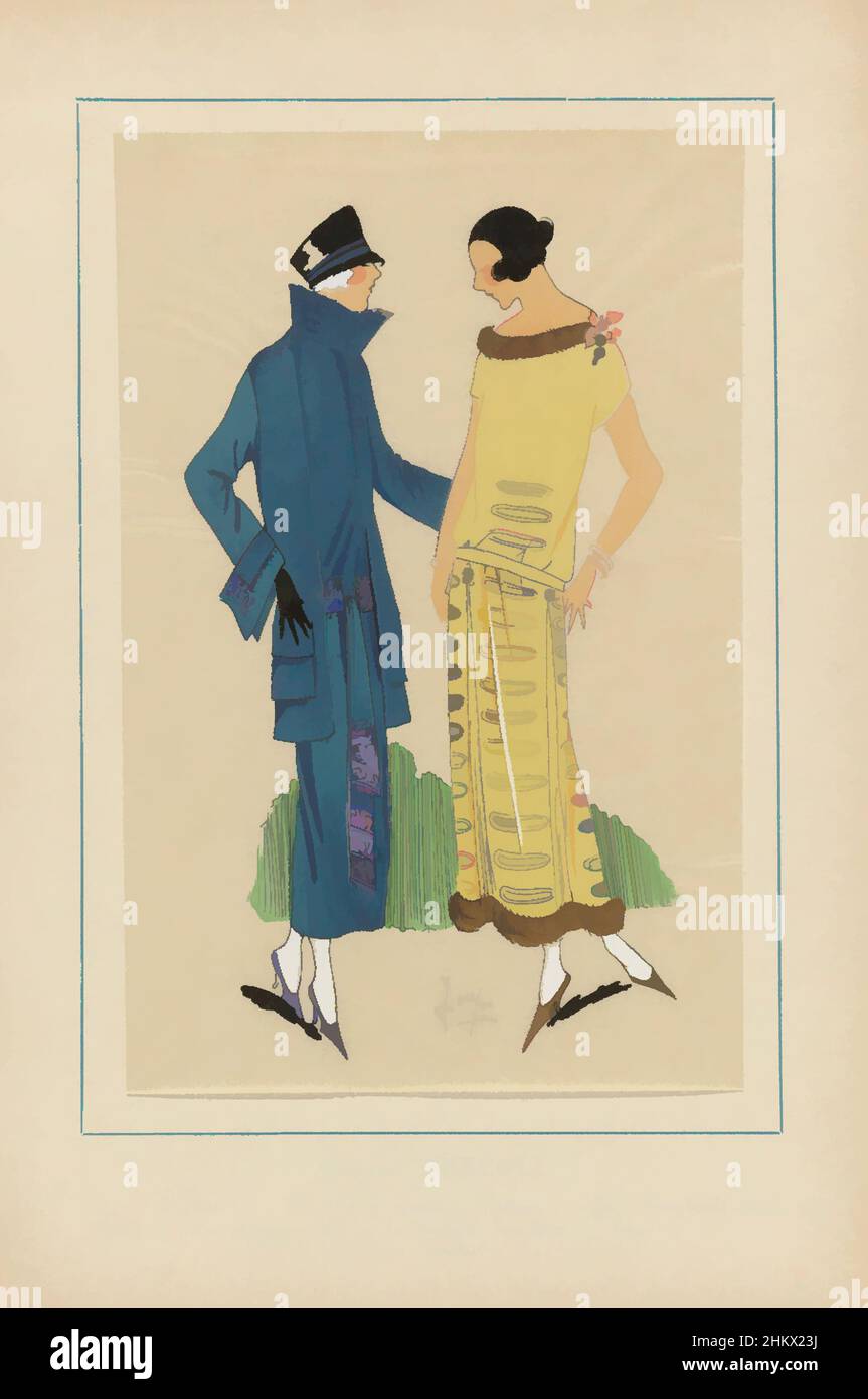 8in x 12in Vintage Metal Sign Chinese Dragon Fashion Magazine February 1923 