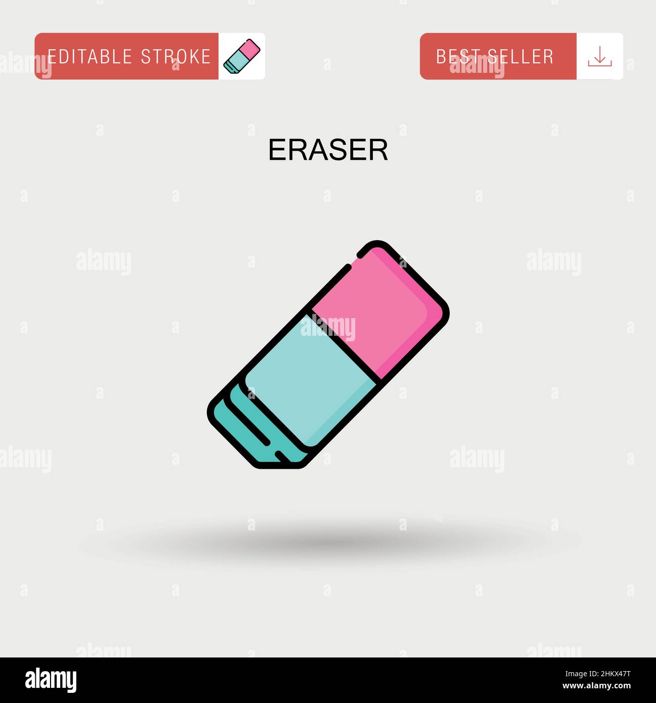 Ink eraser Stock Vector Images - Alamy