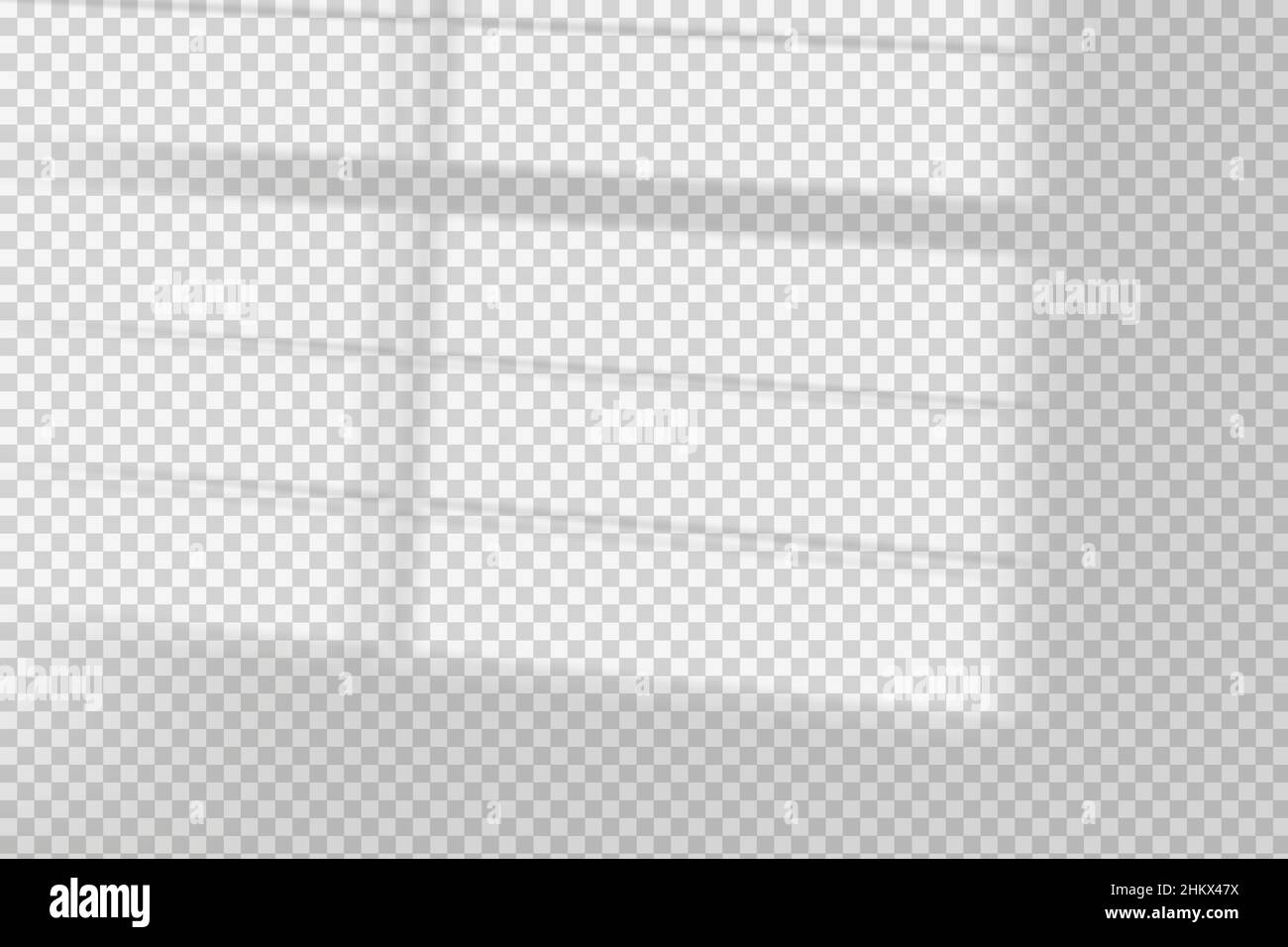 Window shadow vector overlay on transparent background. Natural scene ...