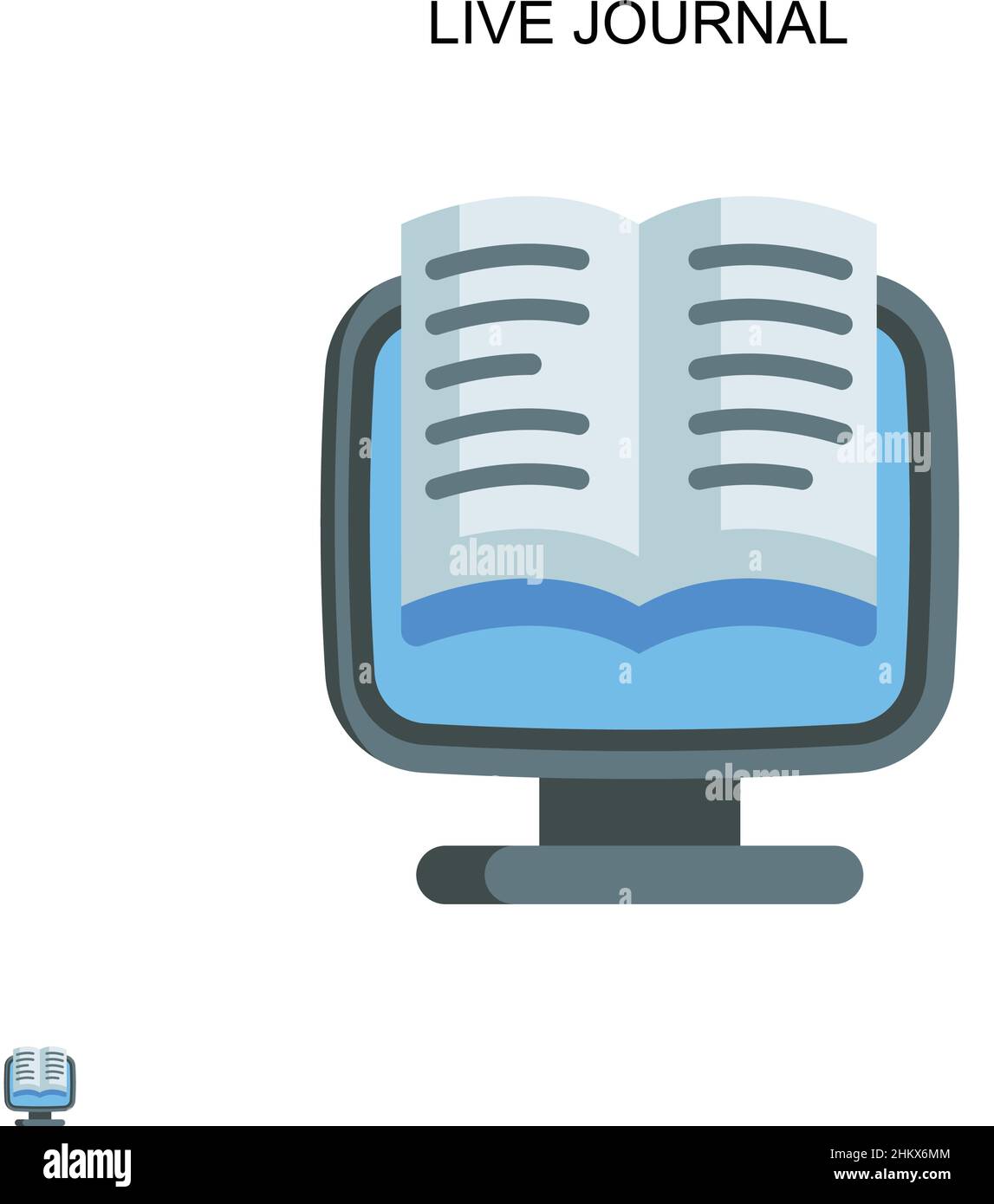 Journal icon hi-res stock photography and images - Alamy