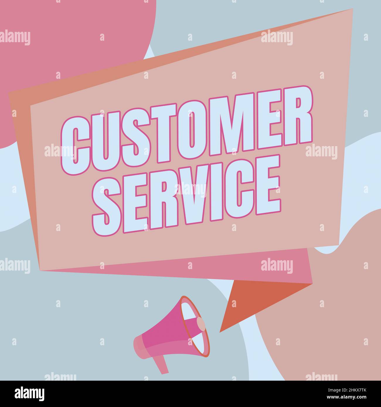 Text sign showing Customer Service. Conceptual photo process of ...