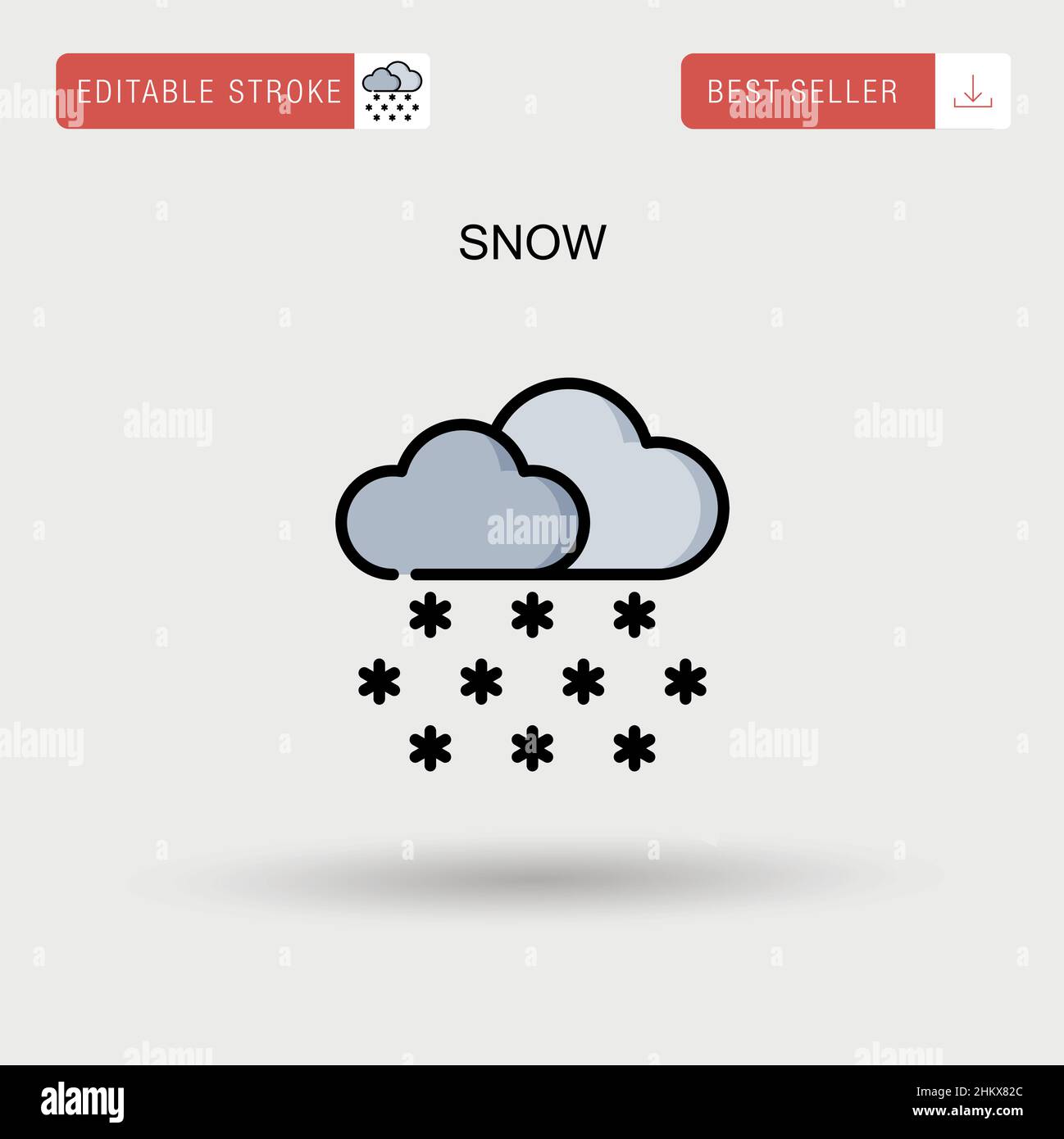 Snow europe Stock Vector Images - Alamy